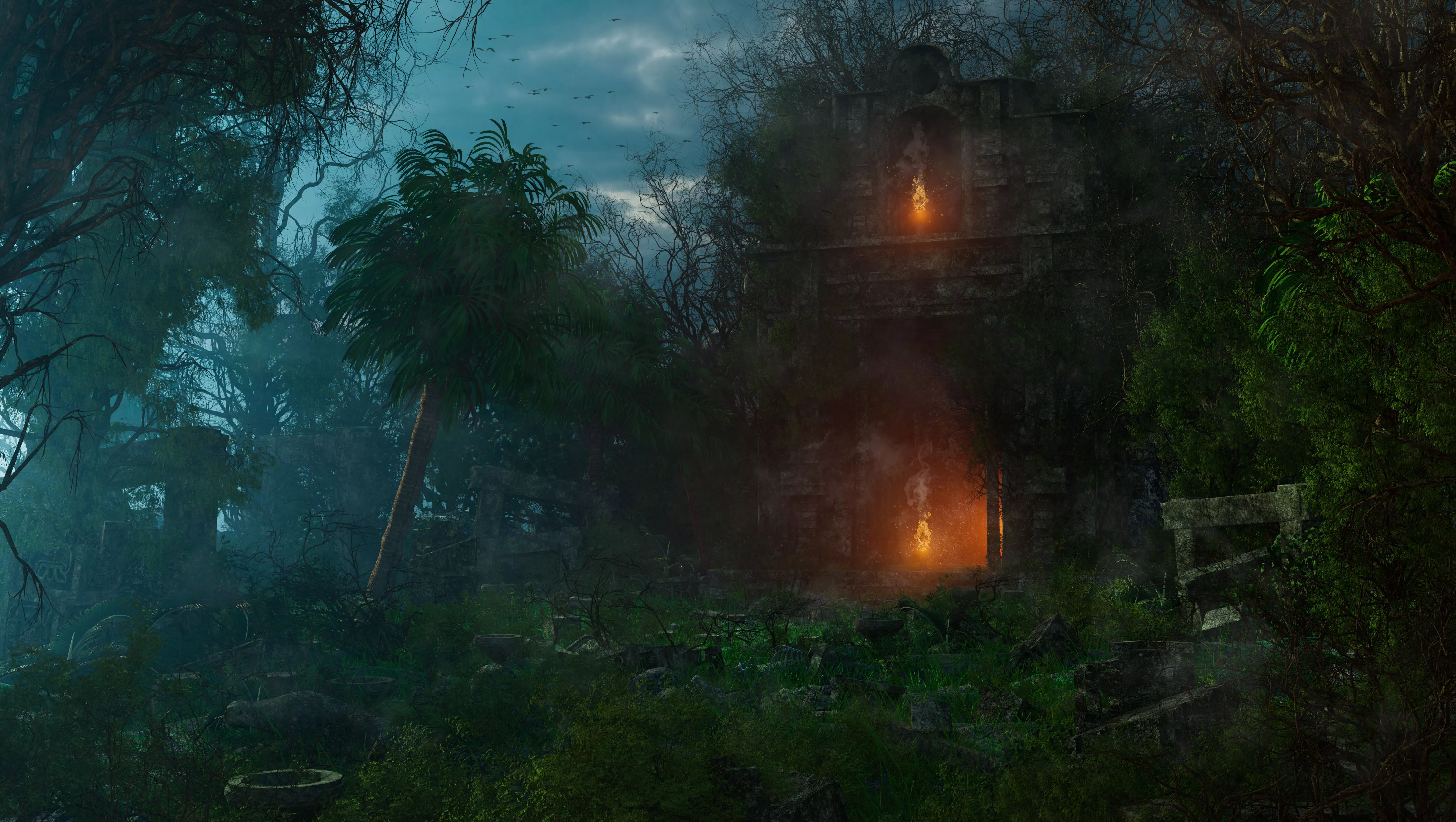 Lost Jungle Temple 3D model