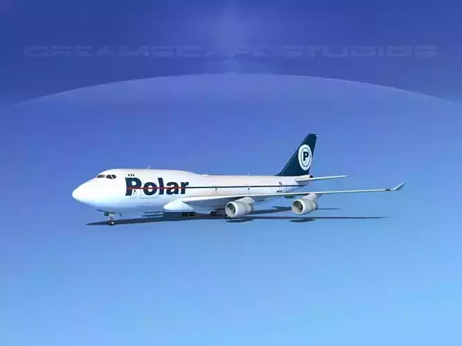 Boeing 747-400 Polar 3D model