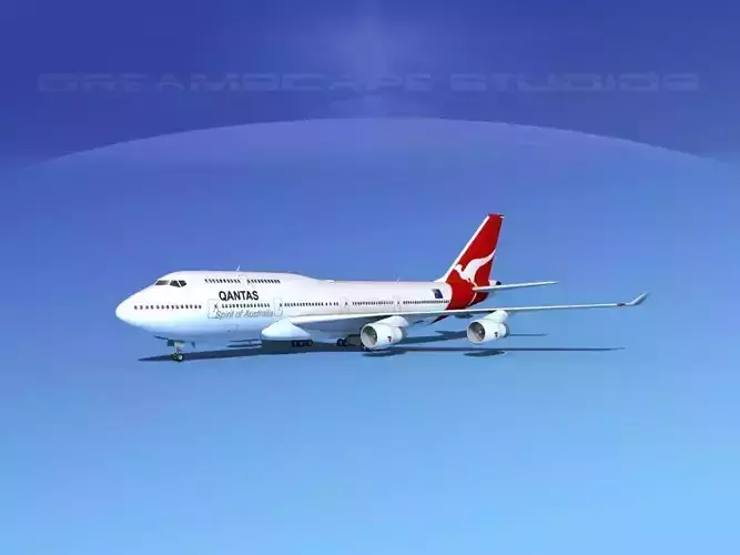 Boeing 747-400 Qantas