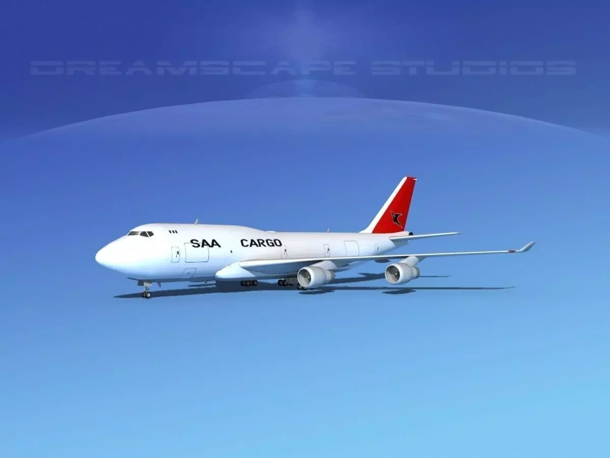 Boeing 747-400 SAA Cargo 3D model