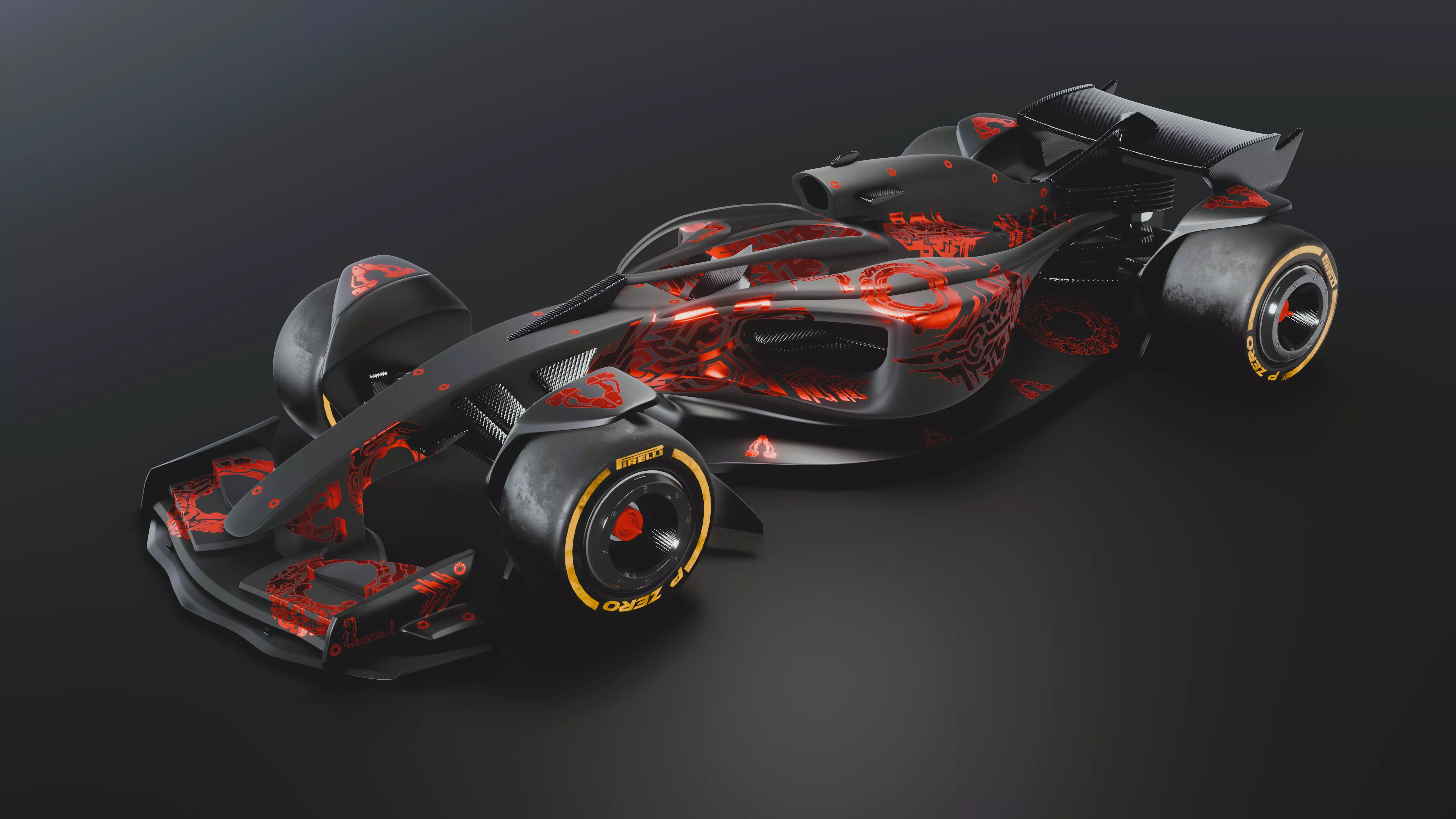 Sci-Fi Formula Race Car Concept 3D model
