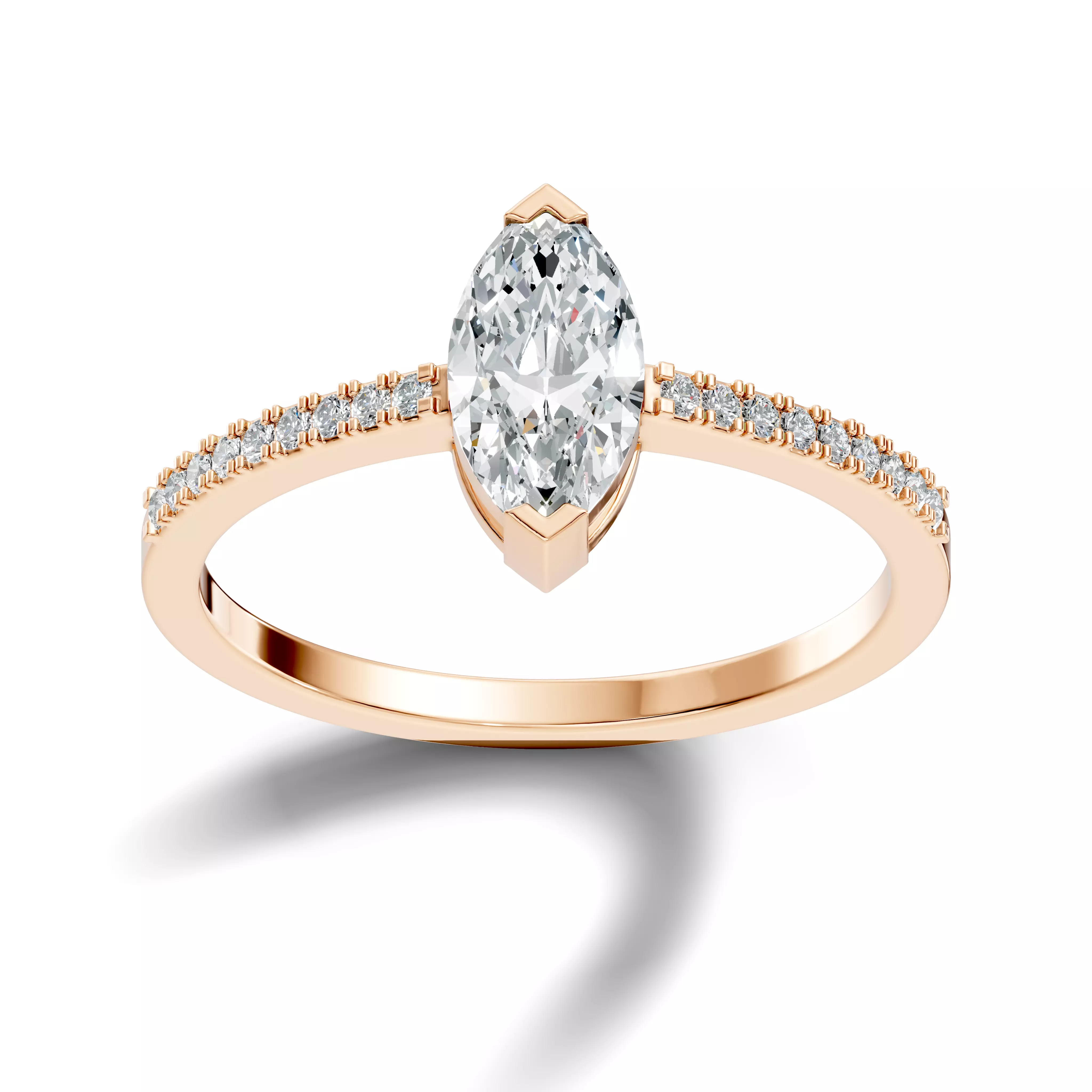 Italian Diamond Ring 3D print model