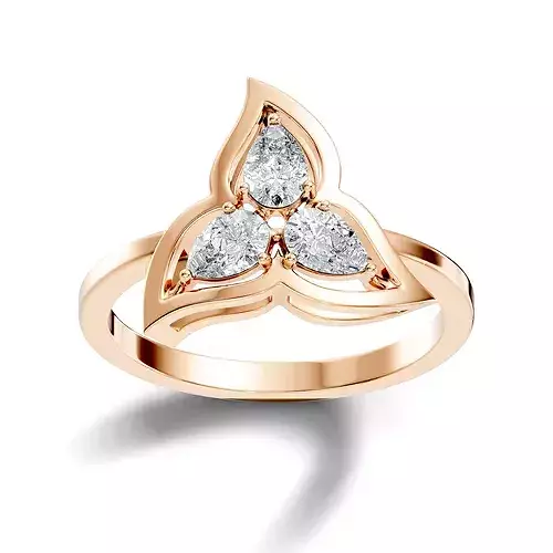 Italian Diamond Ring 