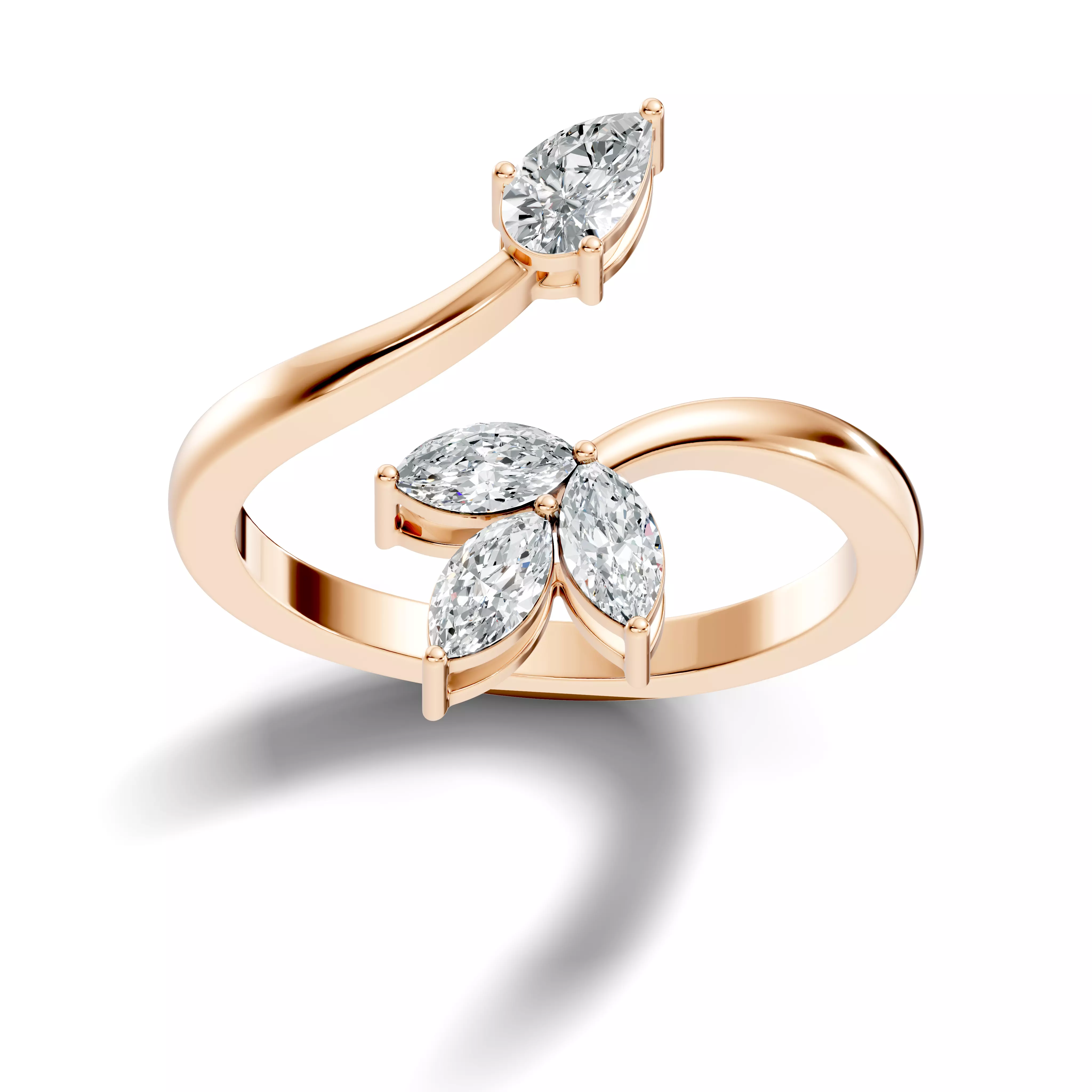 Italian Diamond Ring 3D print model