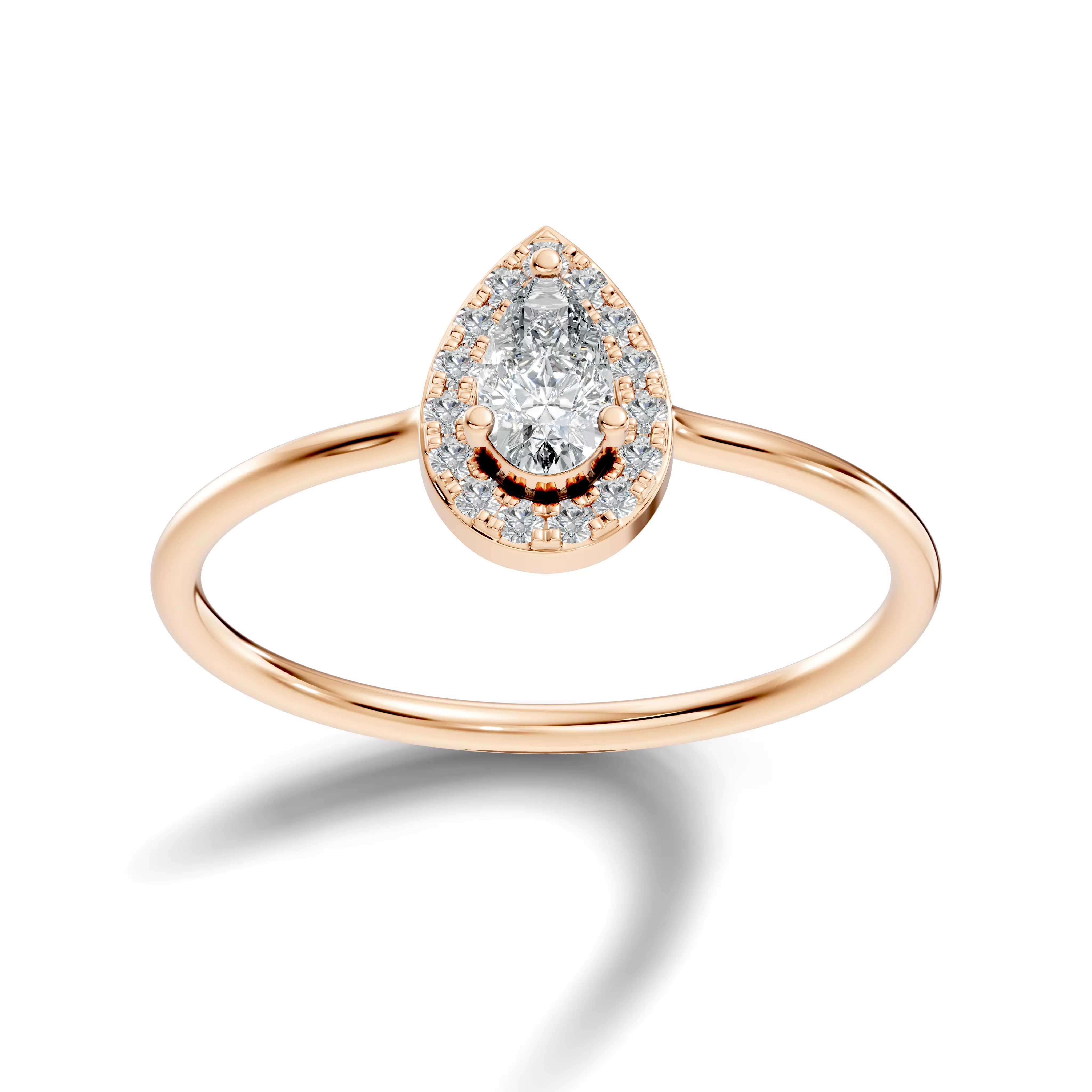 Italian Diamond Ring 3D print model