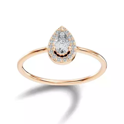 Italian Diamond Ring 