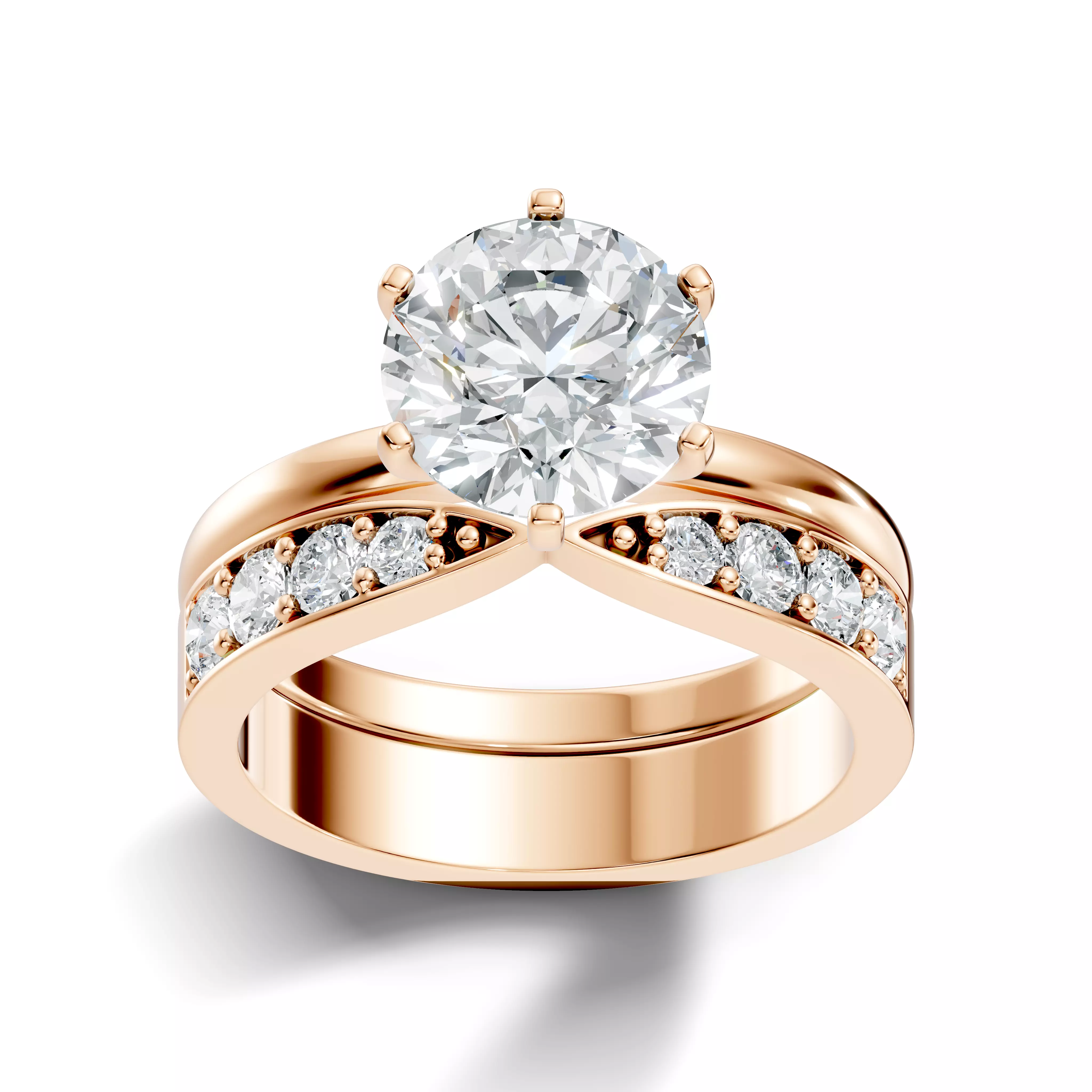 Italian Diamond Ring 3D print model