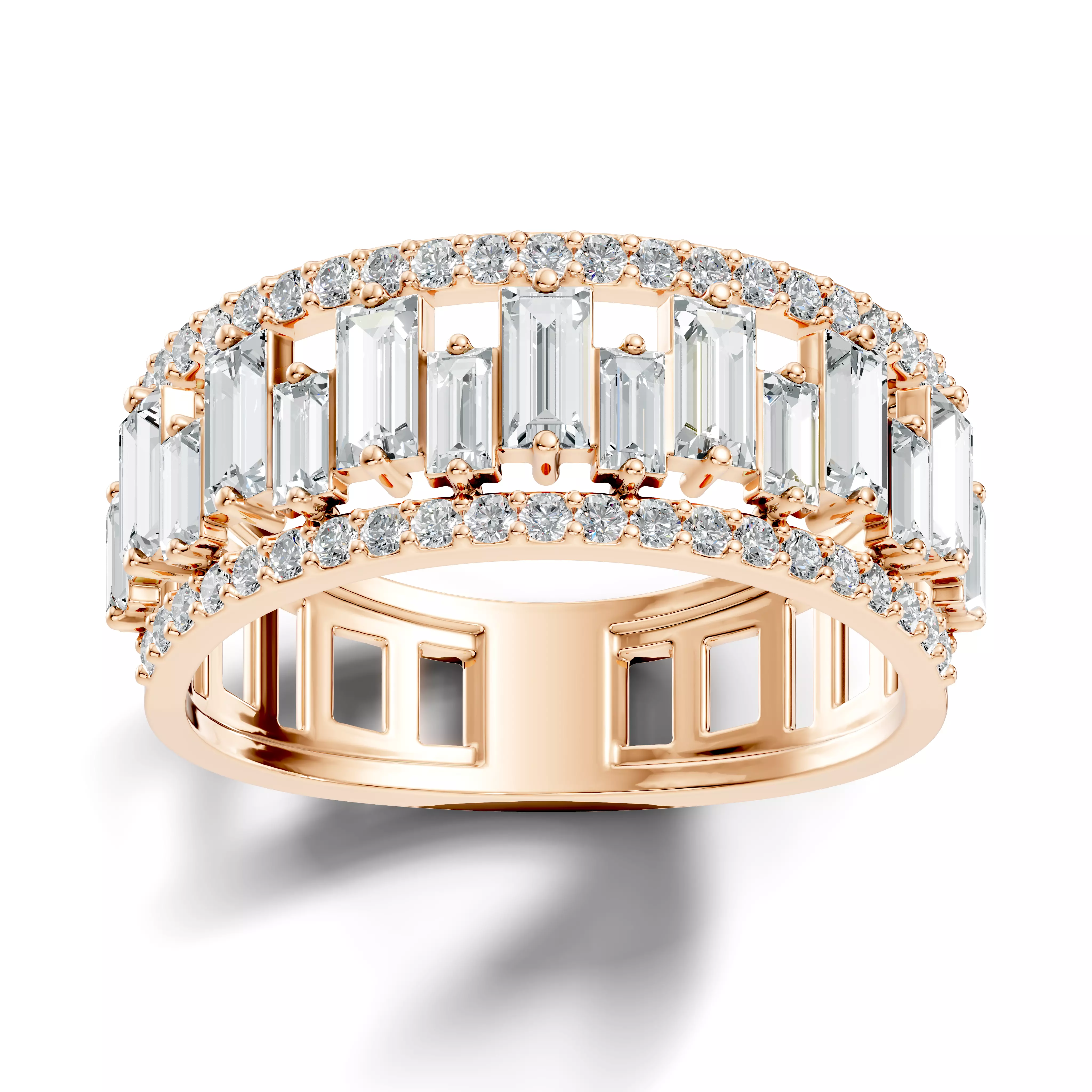 Italian Diamond Ring 3D print model
