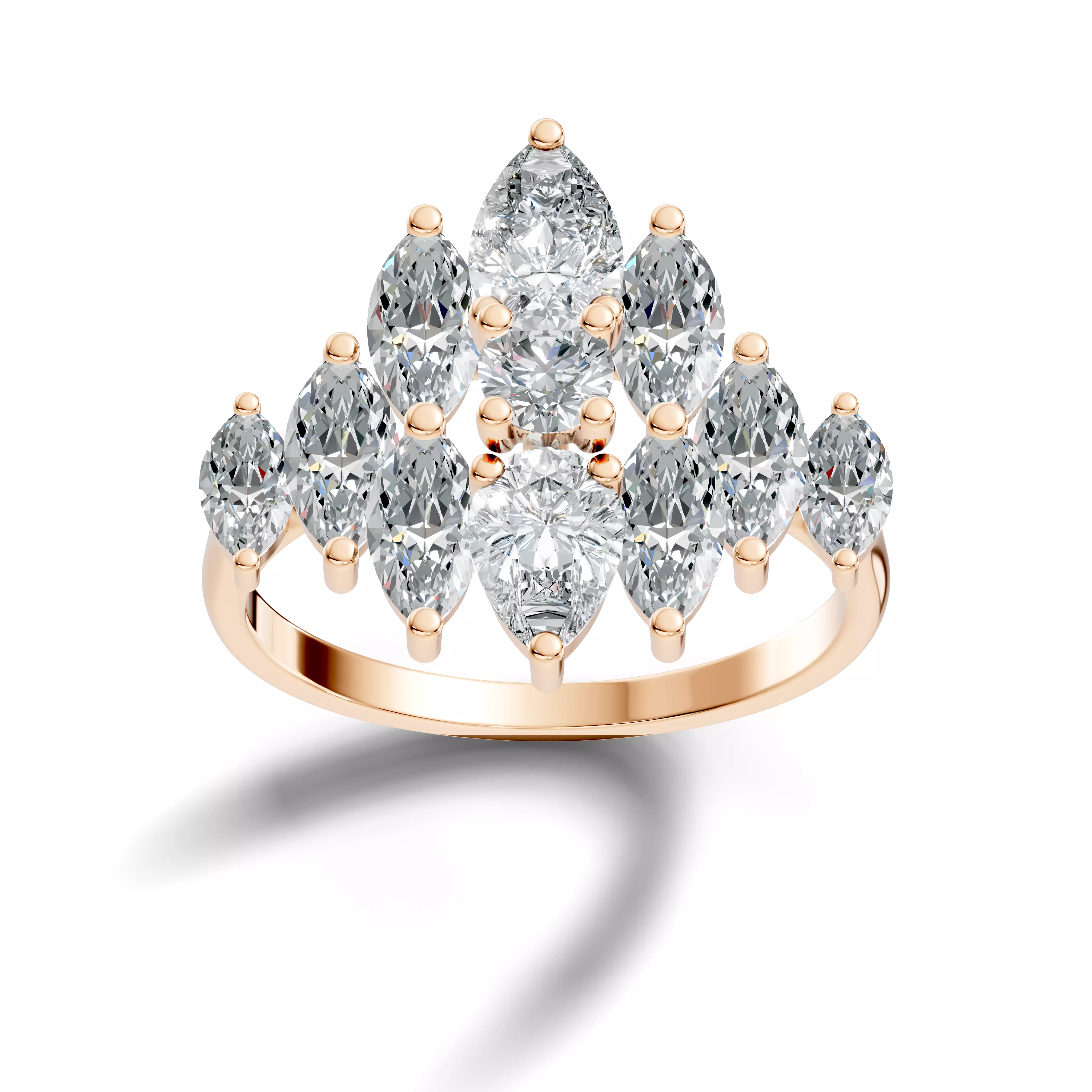 Italian Diamond Ring 3D print model