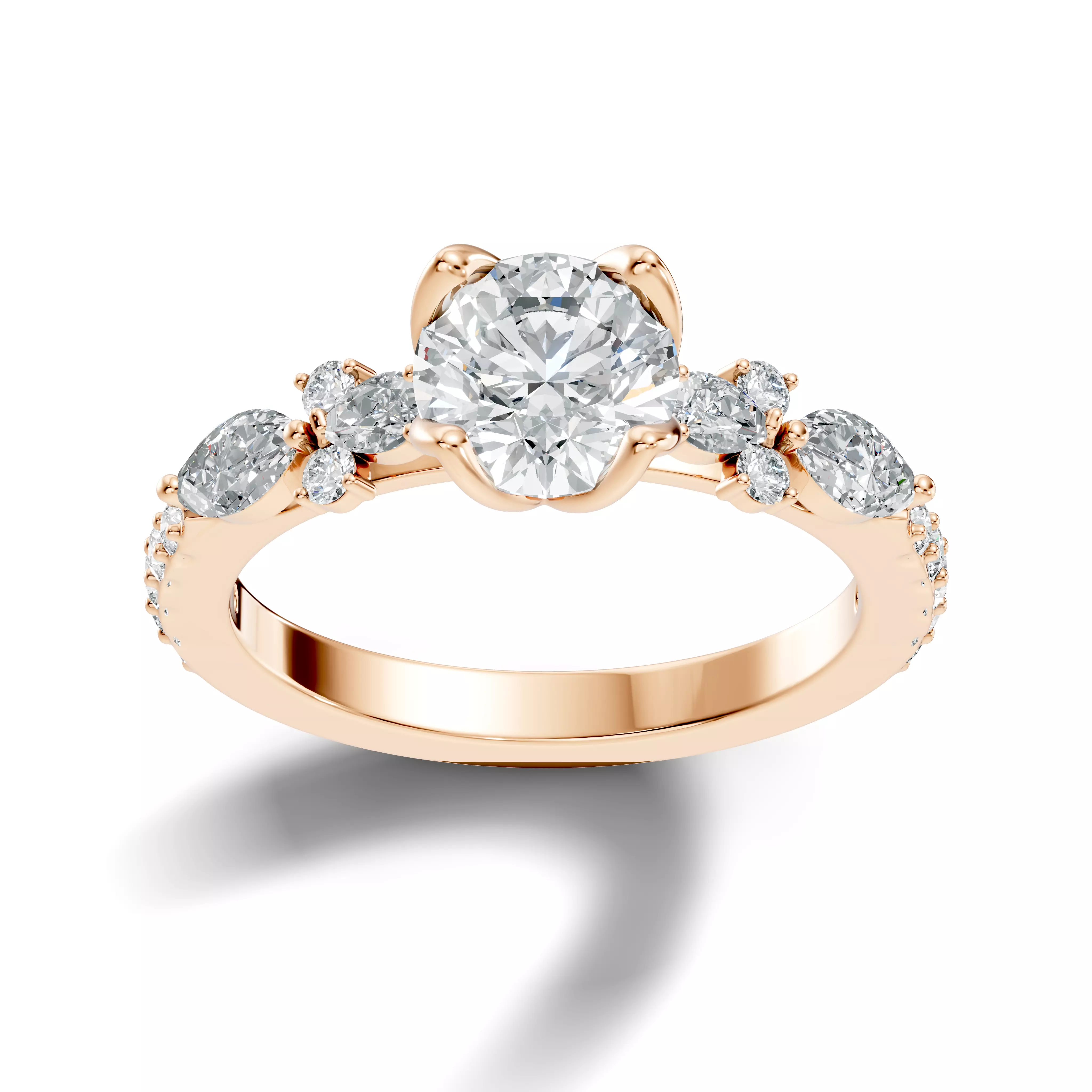 Italian Diamond Ring 3D print model