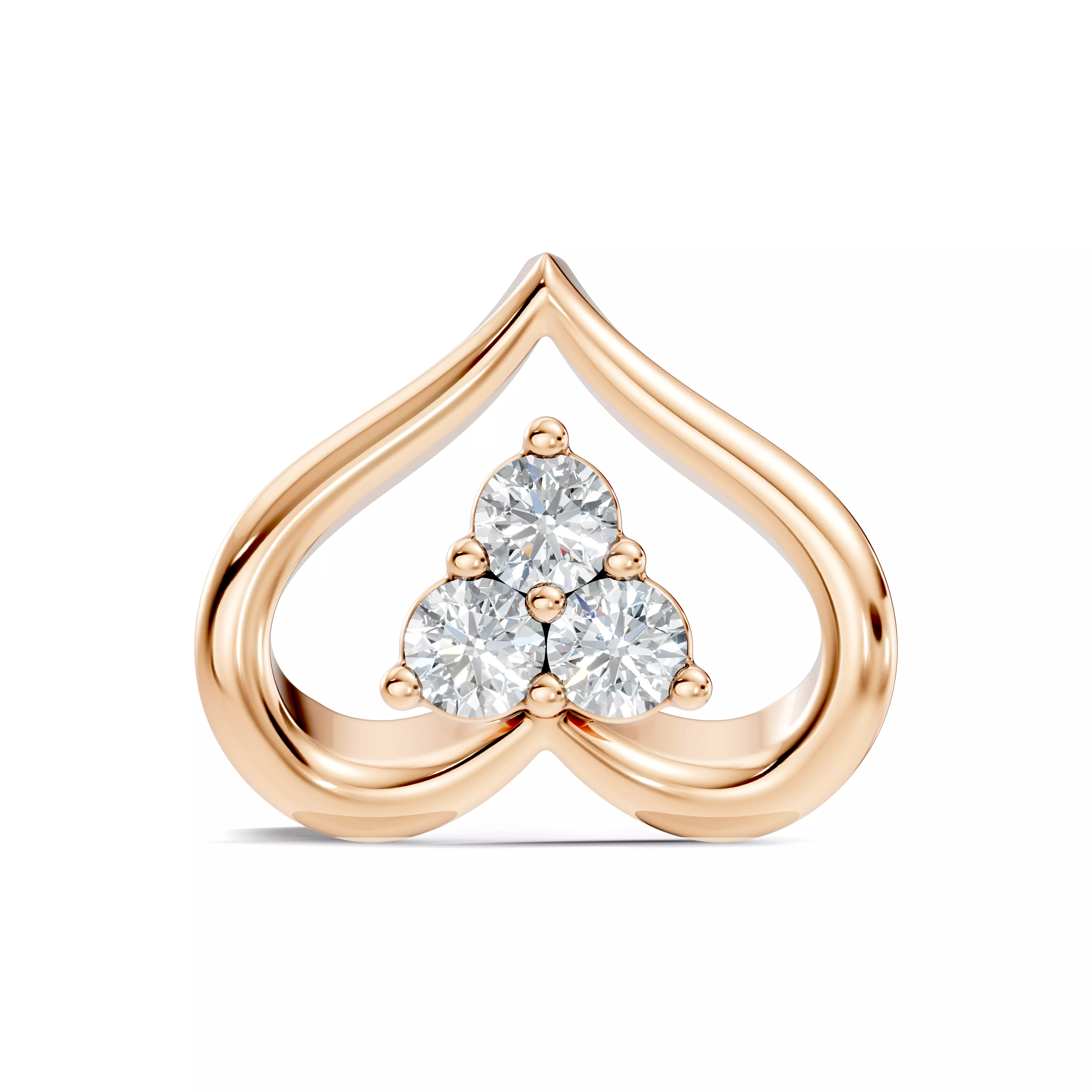 Diamond Nose Pin 3D print model