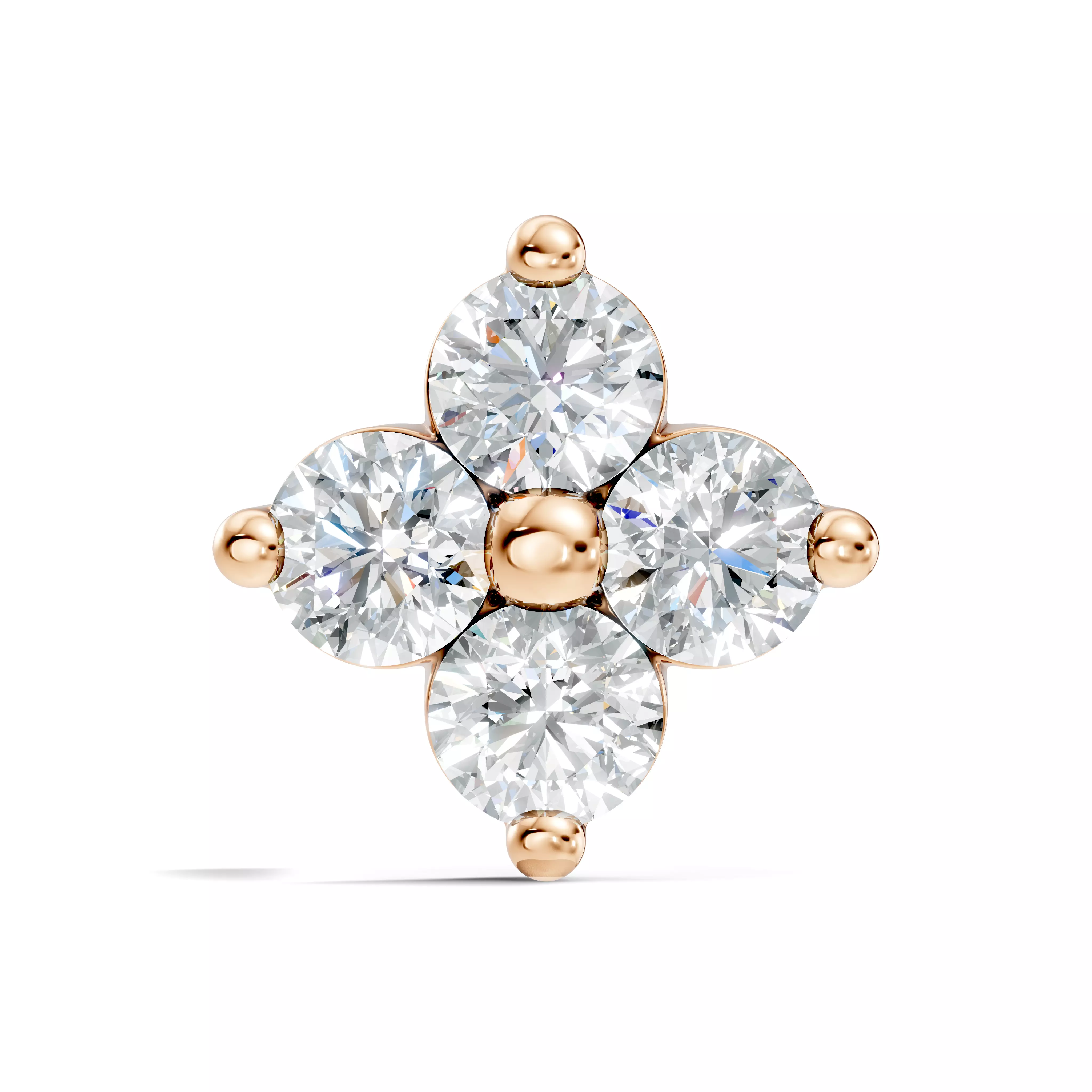 Diamond Nose Pin 3D print model
