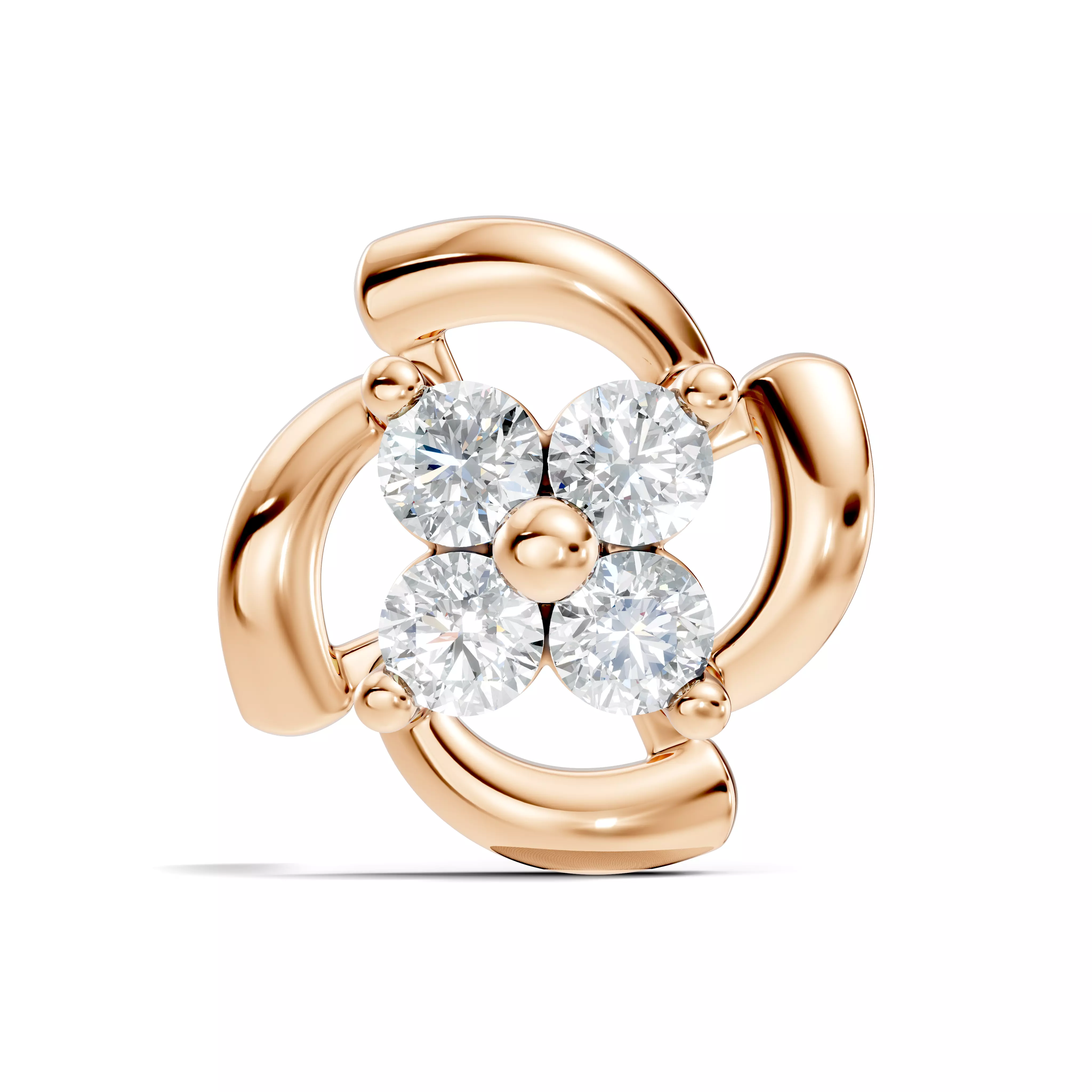 Diamond Nose Pin 3D print model