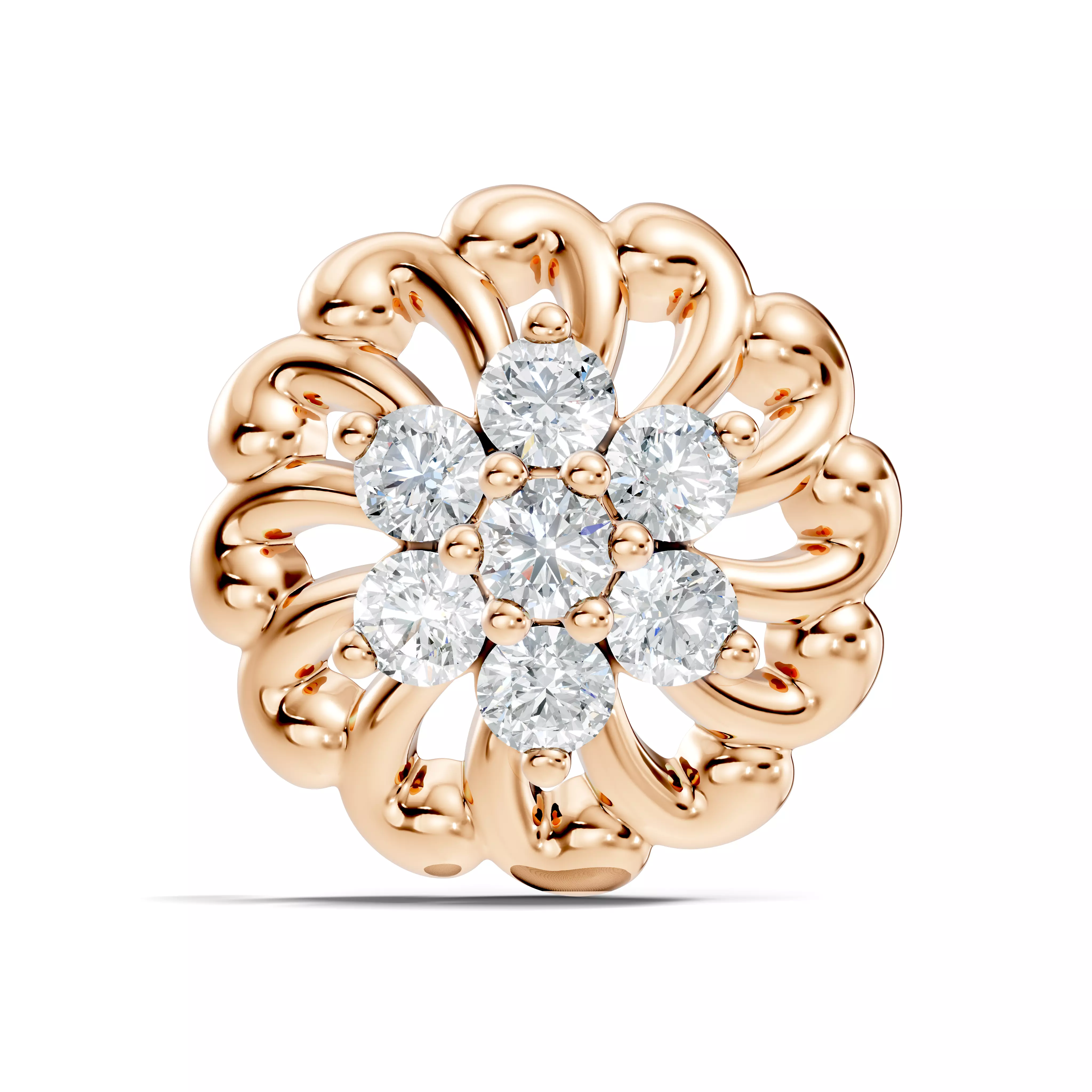 Diamond Nose Pin 3D print model