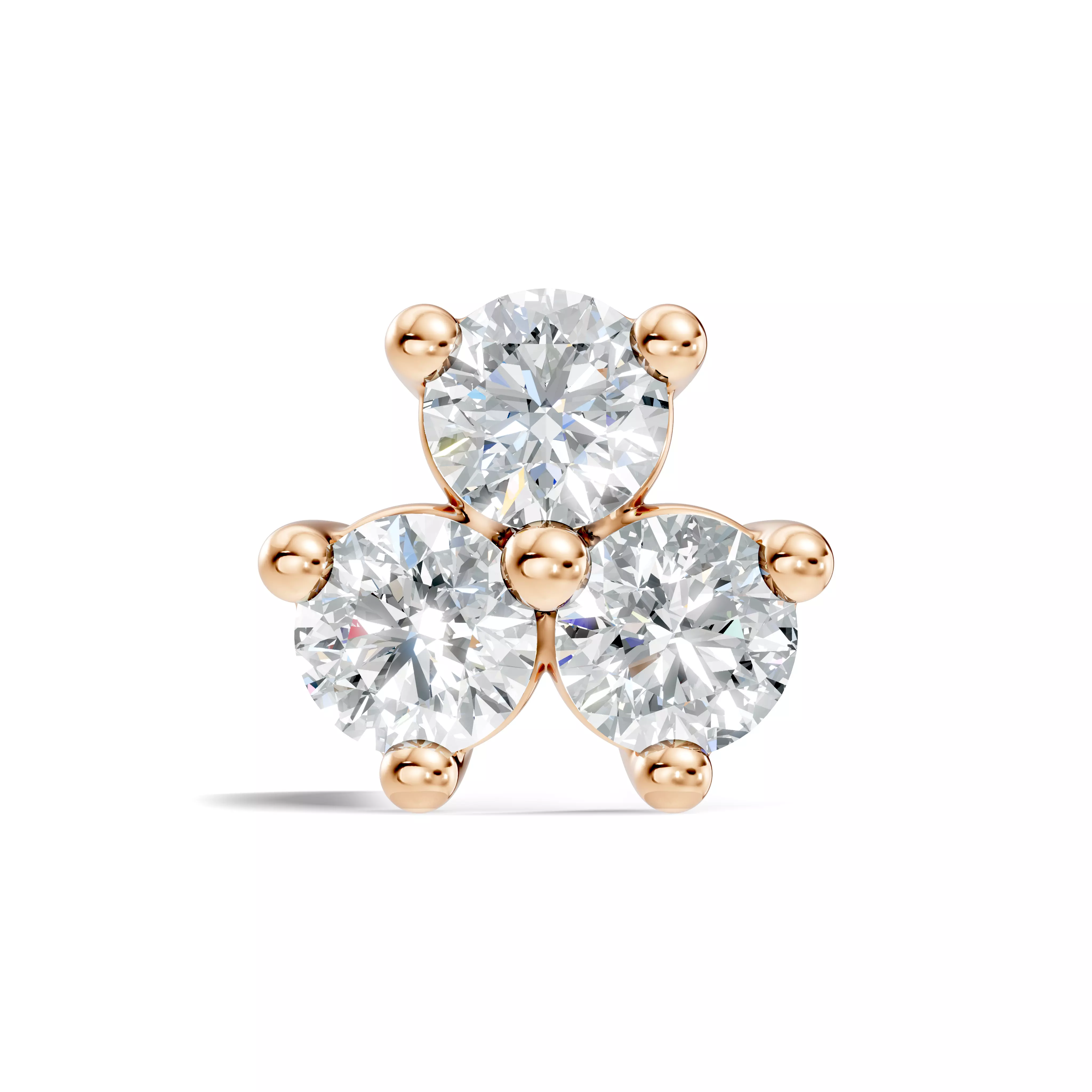 Diamond Nose Pin 3D print model
