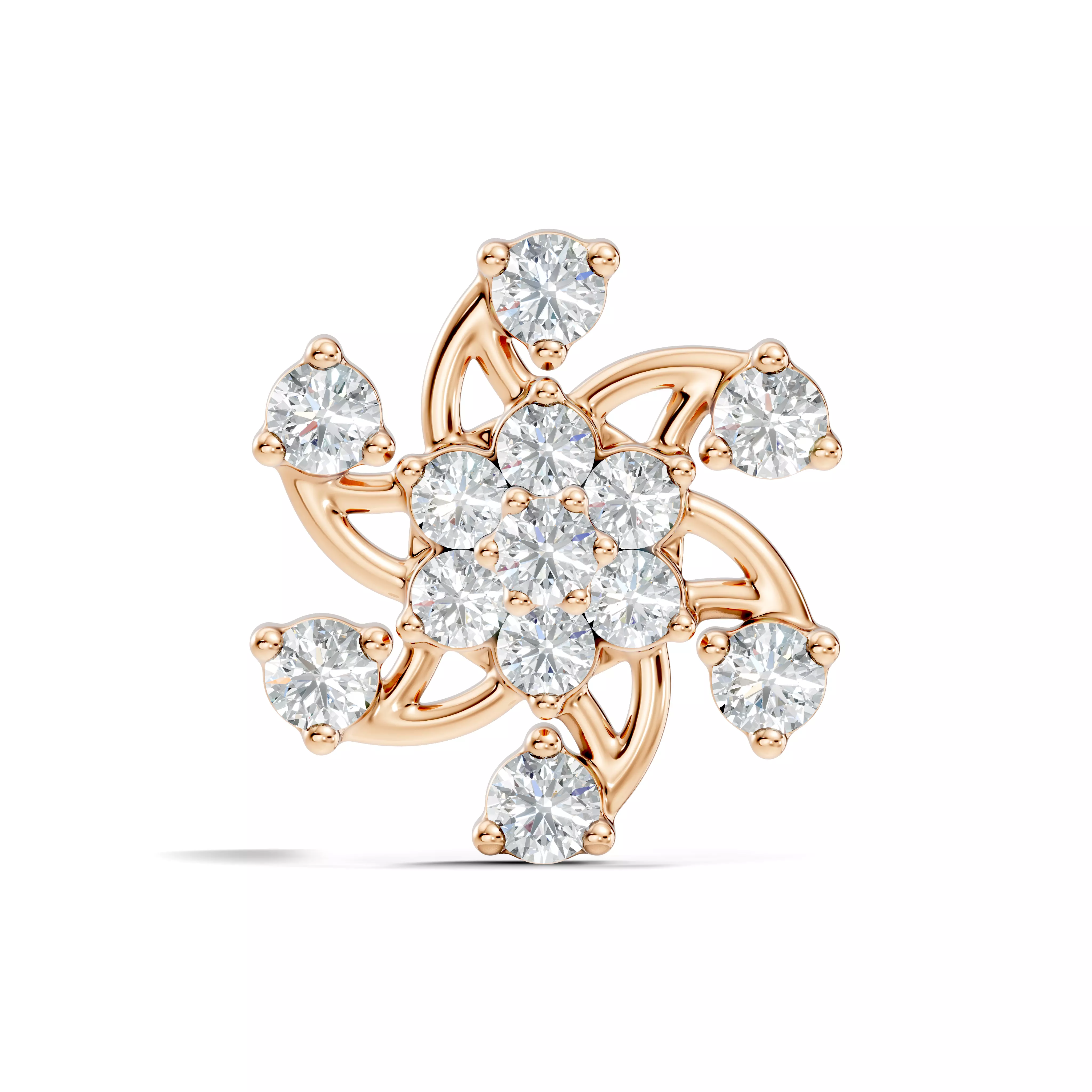 Diamond Nose Pin 3D print model