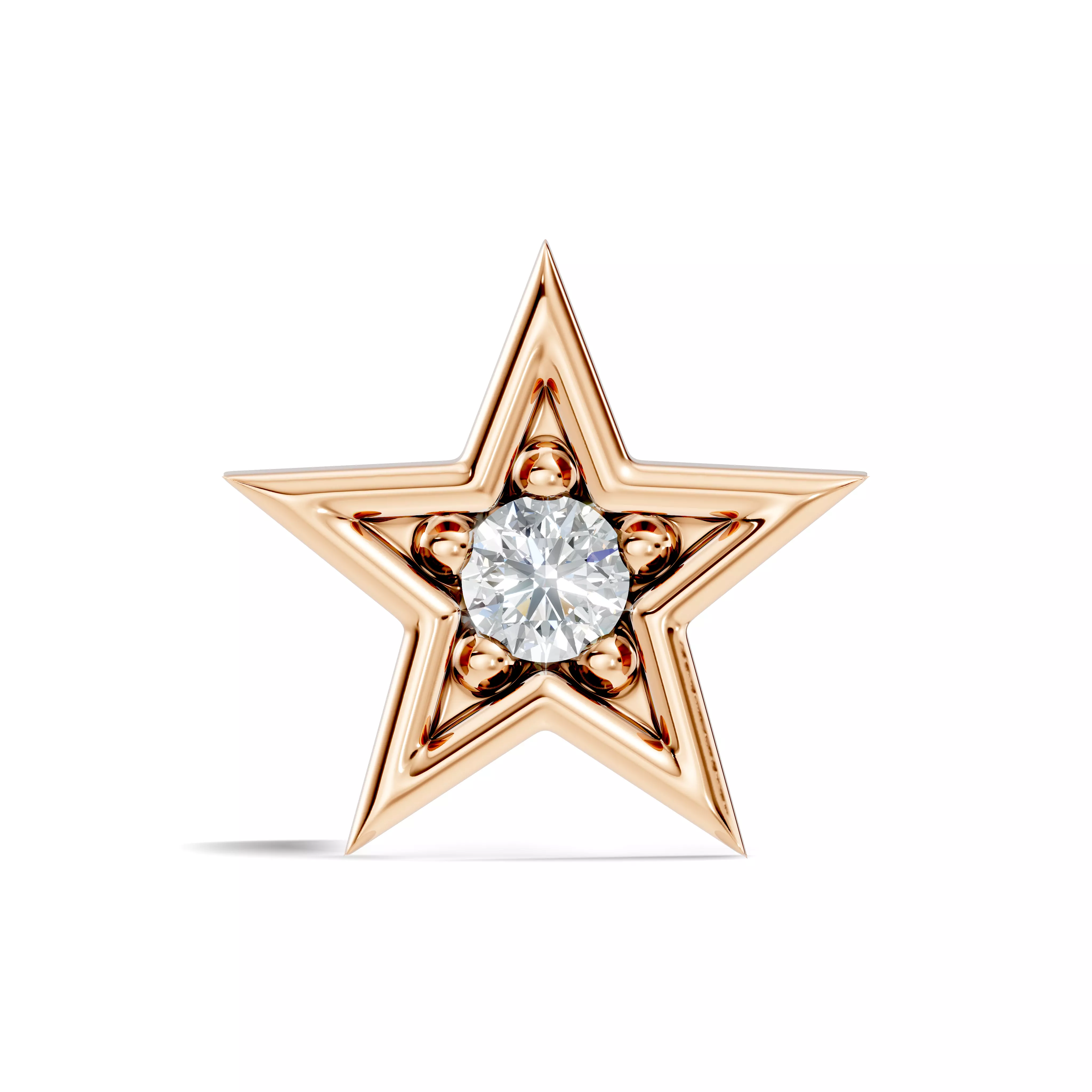 Diamond Nose Pin 3D print model