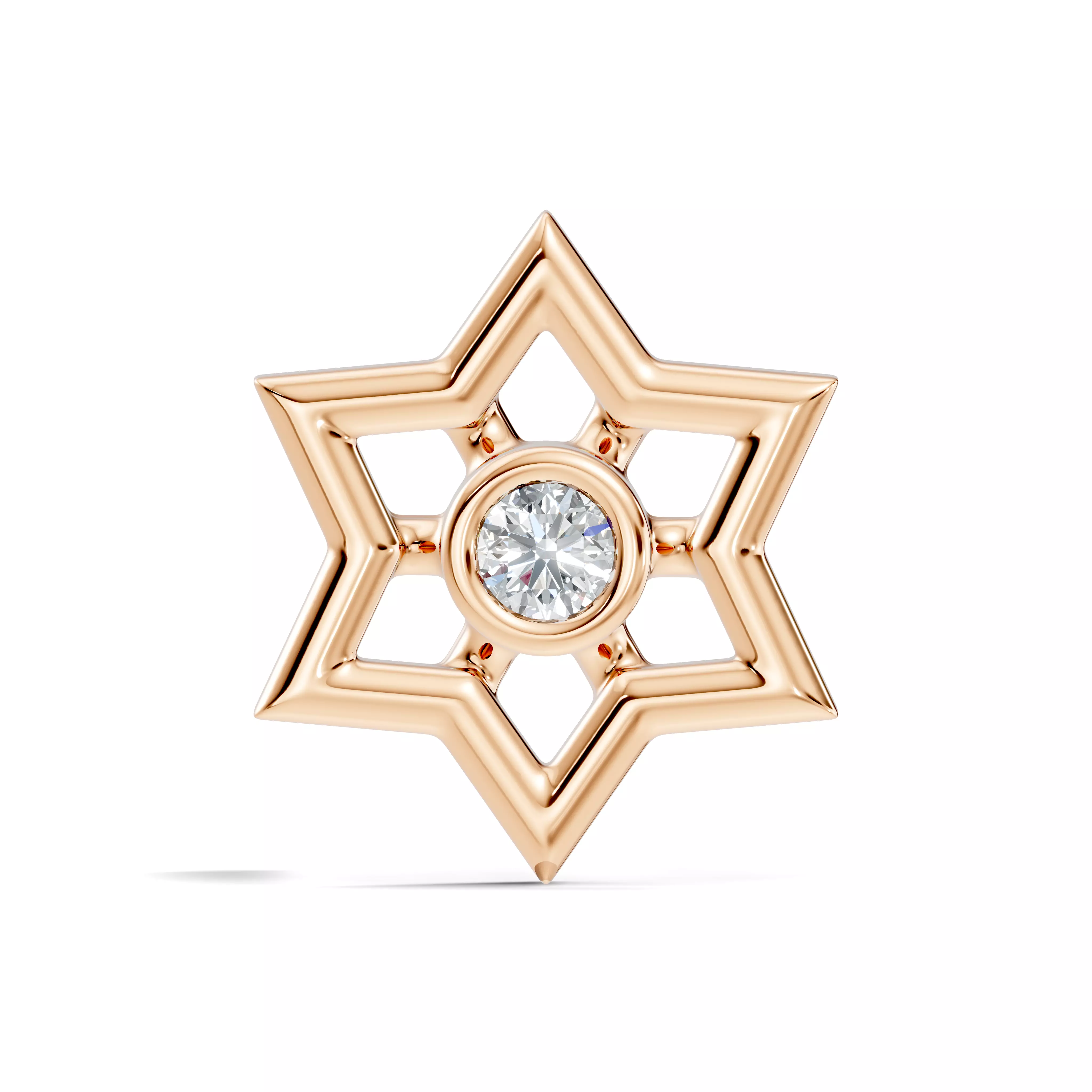 Diamond Nose Pin 3D print model