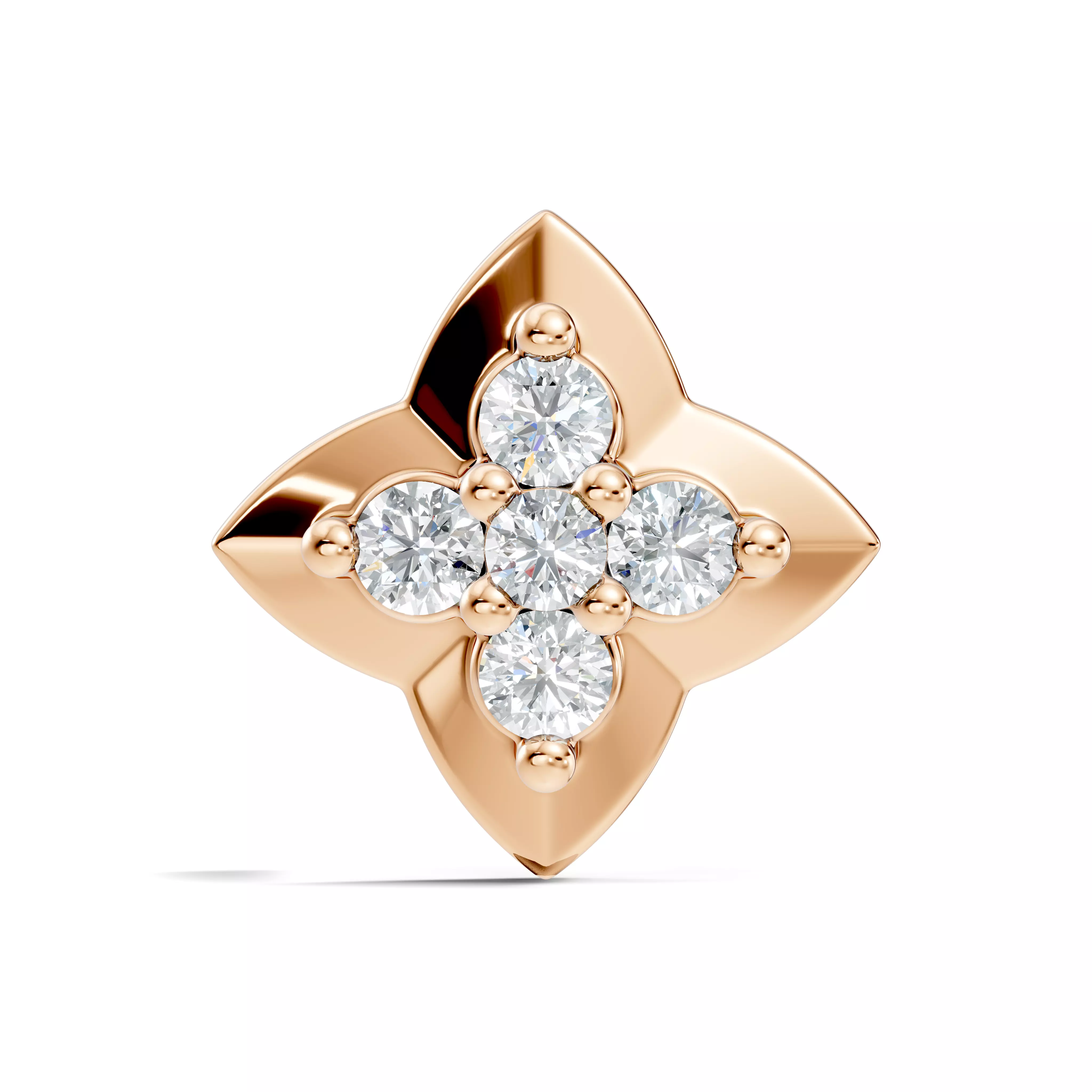 Diamond Nose Pin 3D print model