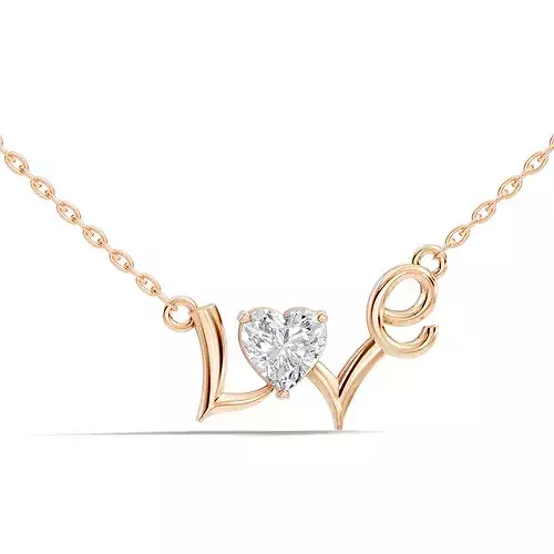 Diamond Love Pendant 