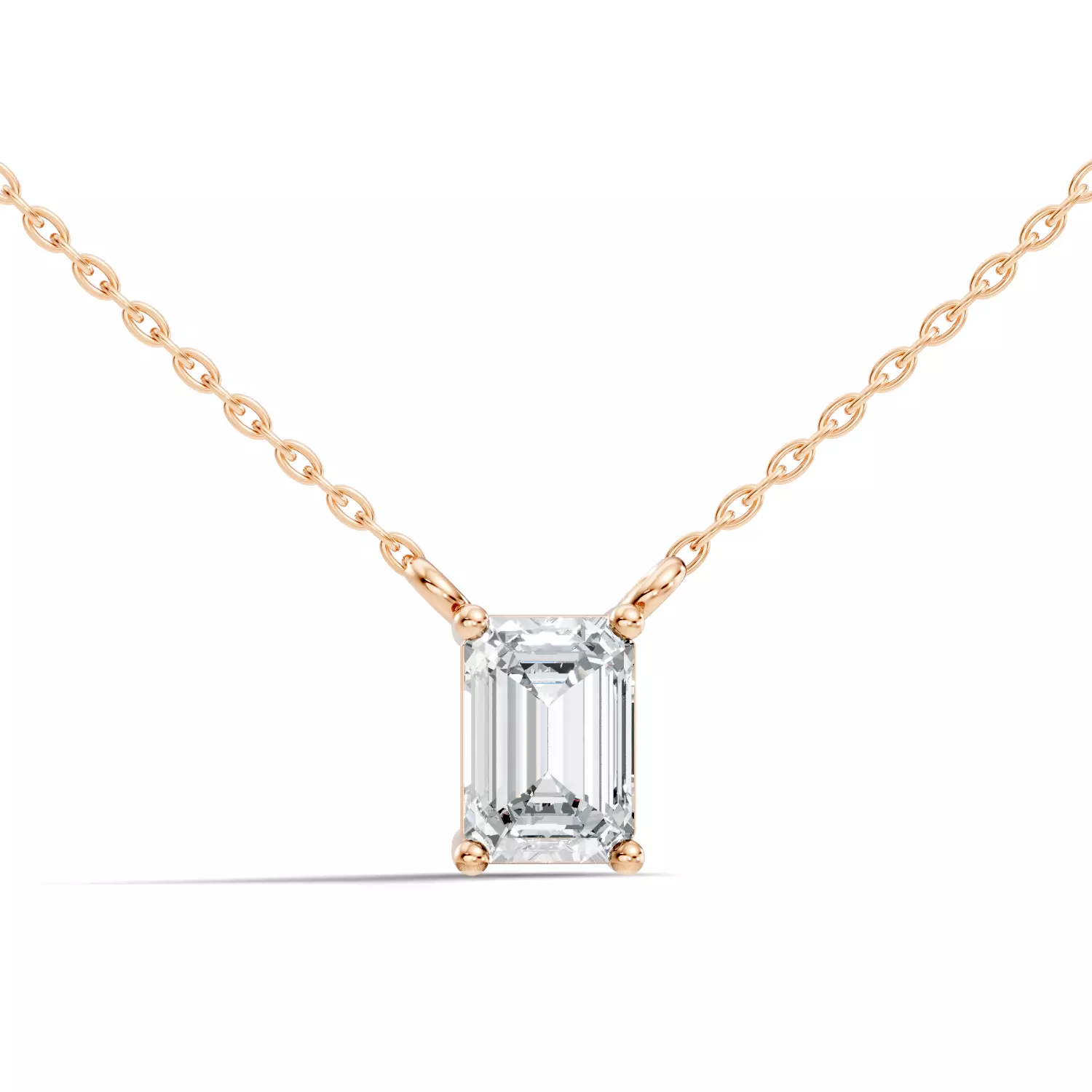Emerald Solitaire Pendant 3D print model