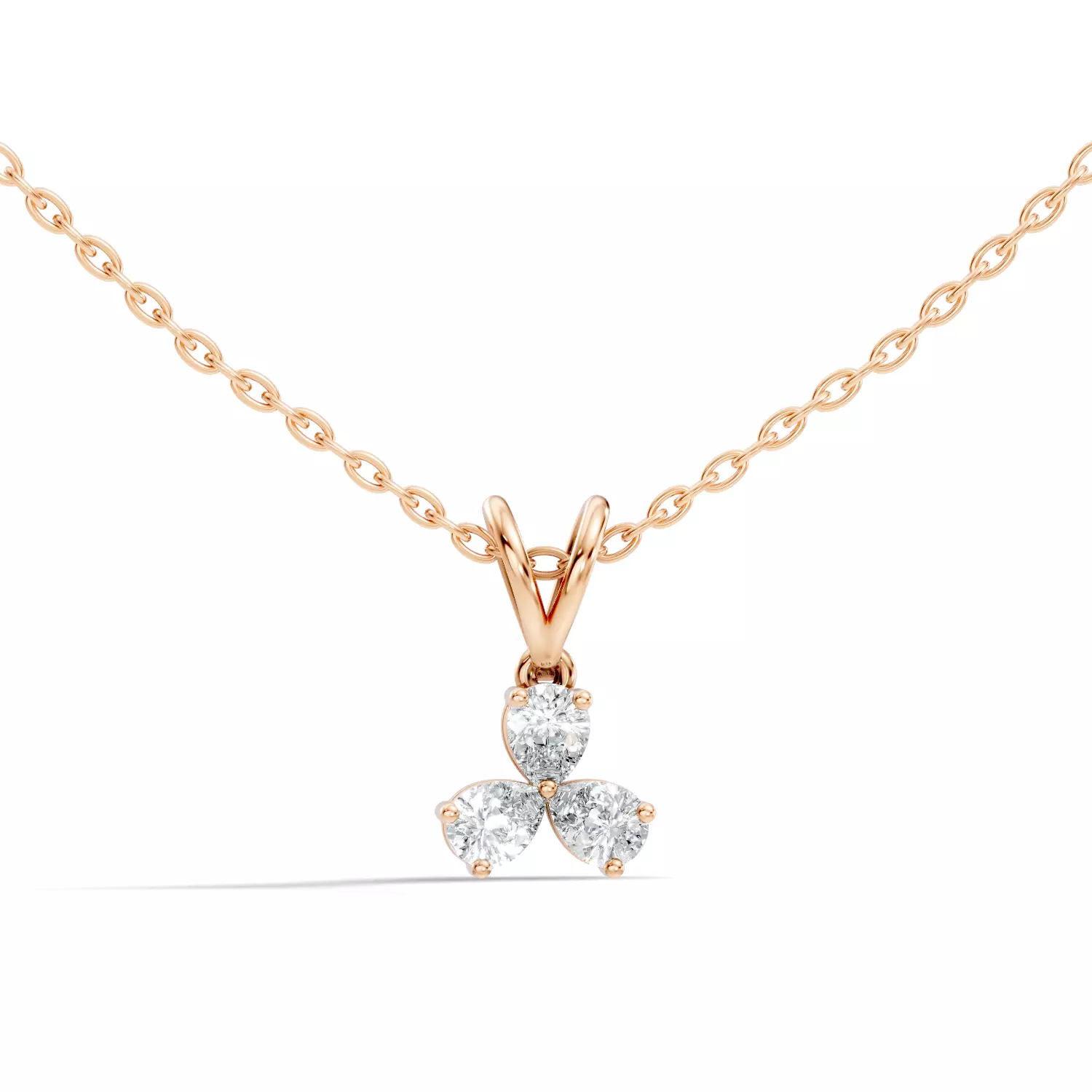 Pear Solitaire Pendant 3D print model
