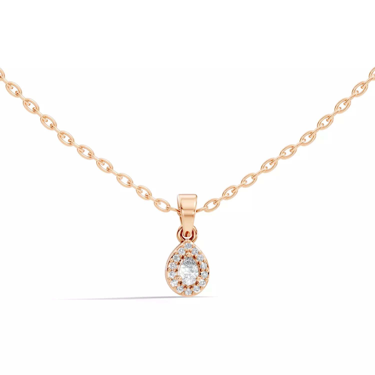 Pear Solitaire Pendant 3D print model