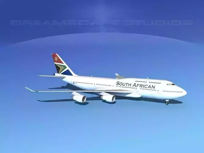 Boeing 747-400 South African 