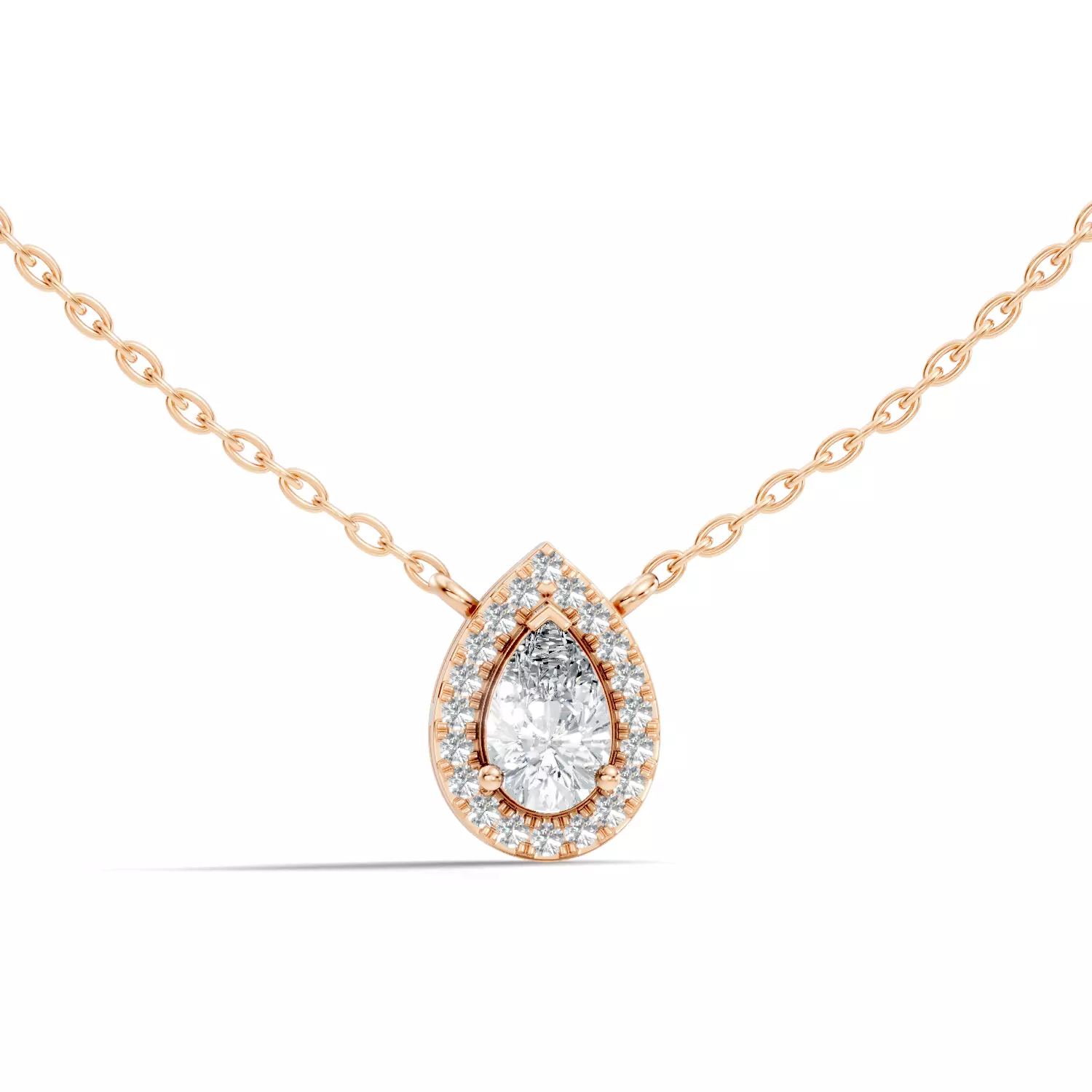 Pear Solitaire Pendant 3D print model