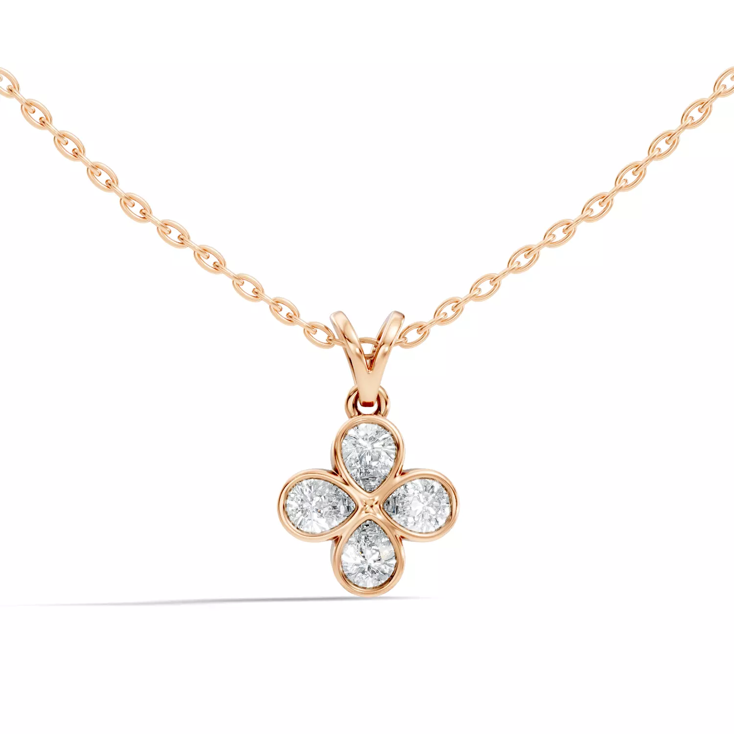 Pear Solitaire Pendant 3D print model