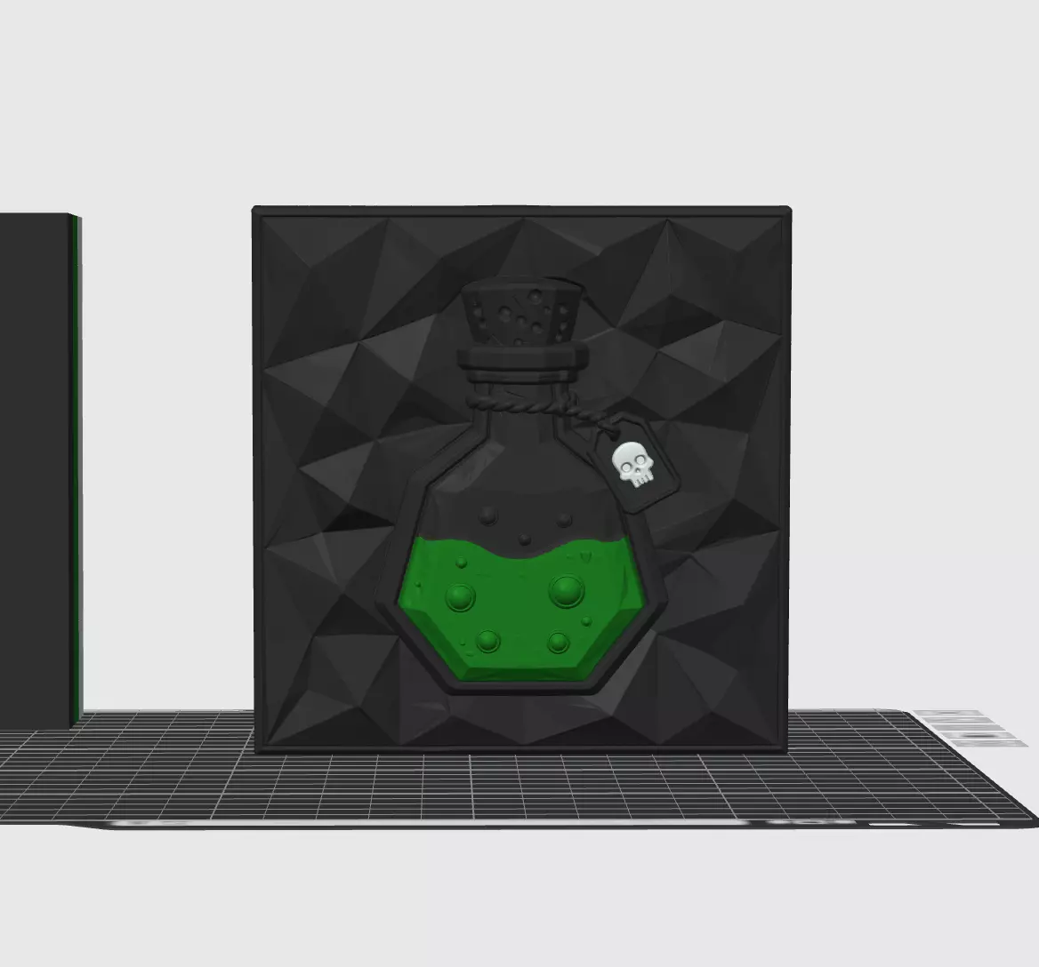 Halloween Magic Potion Wall Plaque Multicolor 3D print model