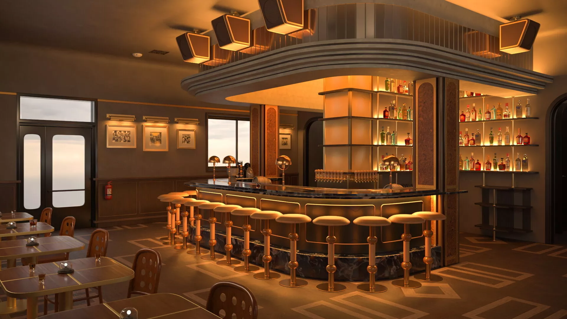 Private Home Bar 3D model