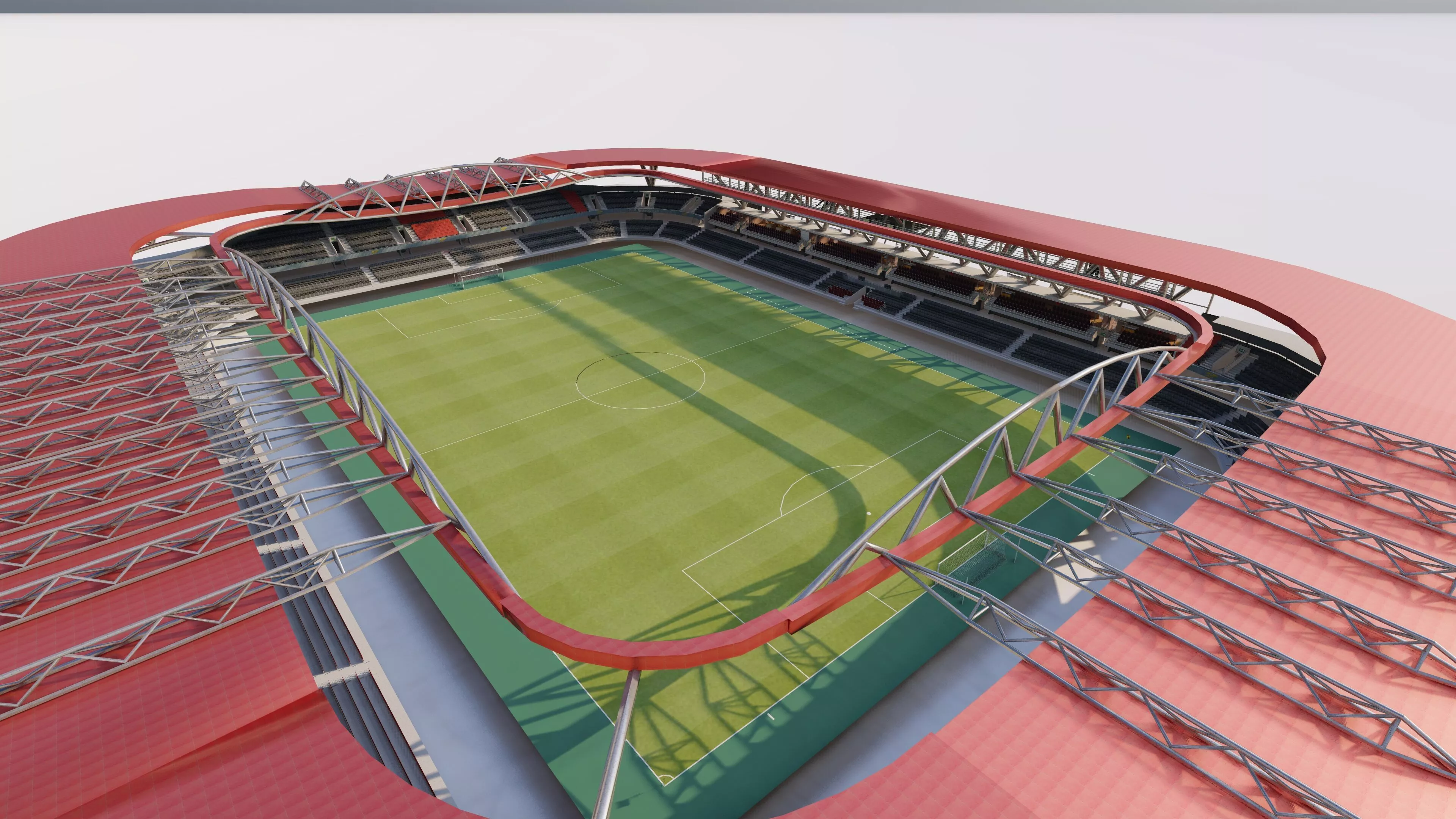 Football Stadium-American football 3D model