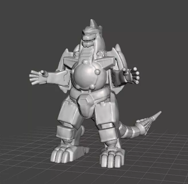 DRAGONZORD MECH ROBOT MINIATURE MODEL FOR GAMES RPG DND 3D print model