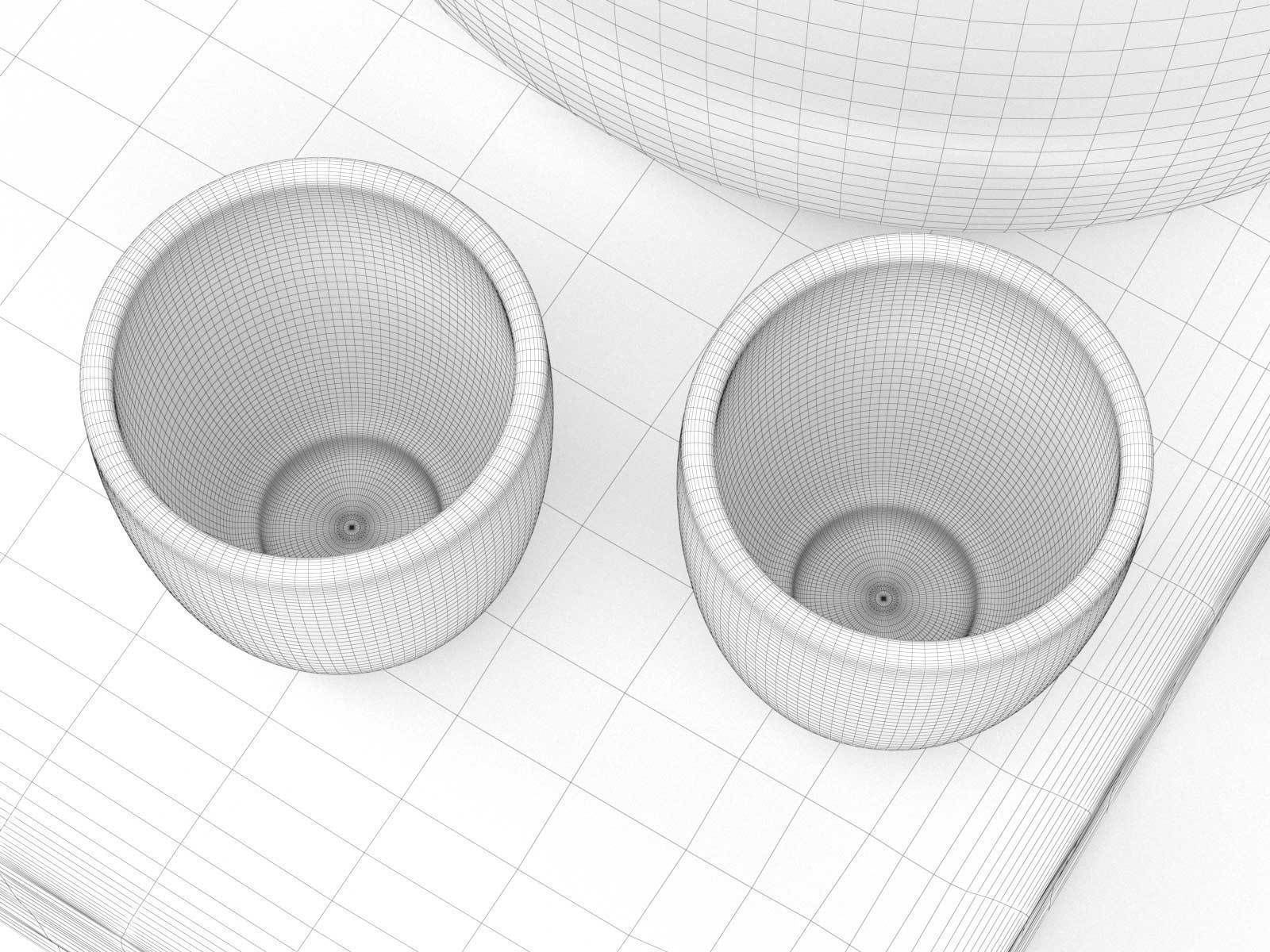 Leta Garden Pots 3D model_1