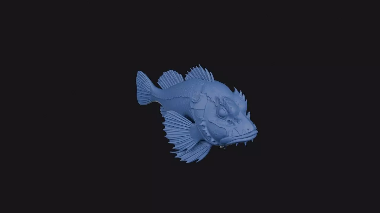 Grunt Sculpin 3D print model