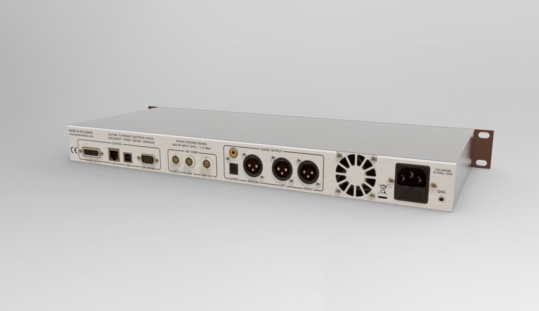 FM Radio Monitoring Receiver 3D model_2