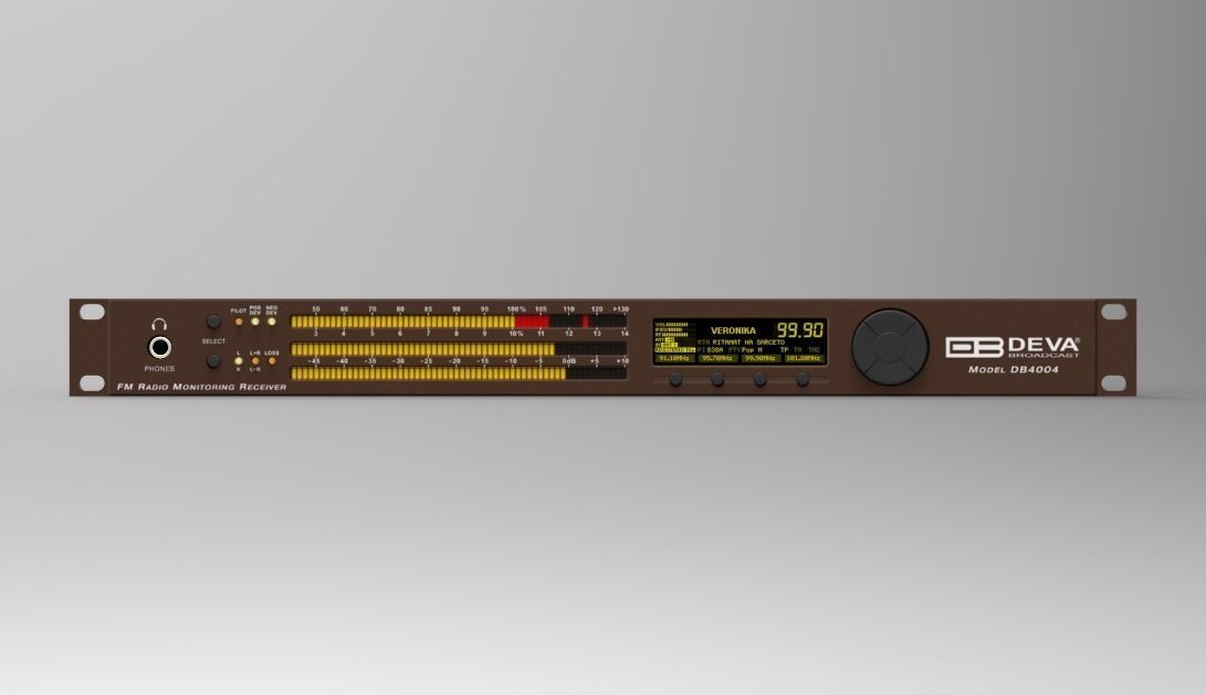 FM Radio Monitoring Receiver 3D model_1