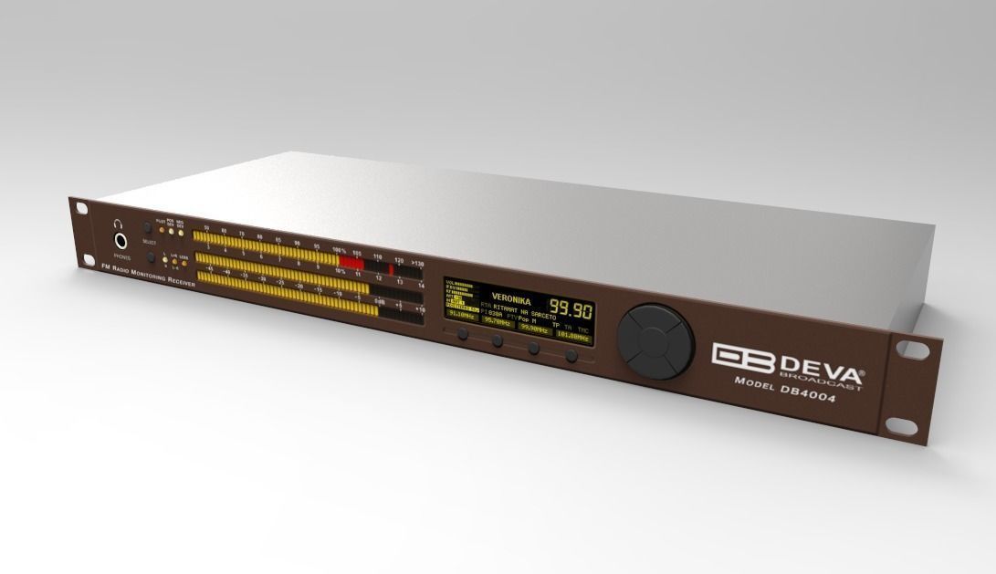 FM Radio Monitoring Receiver 3D model_0