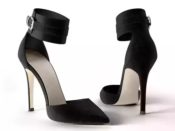 Pluto Pointed Heels 3D model