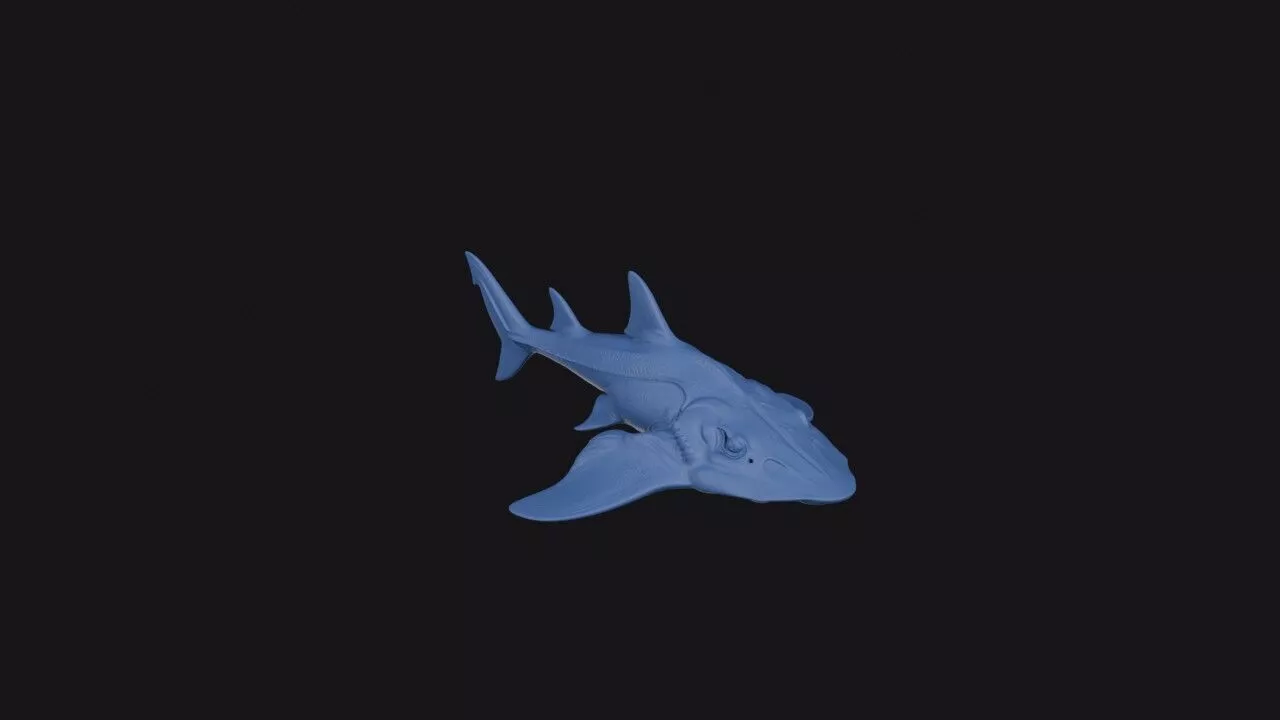 Giant Guitarfish 3D print model
