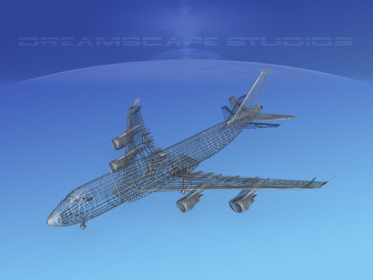 Boeing 747-400 TWA 2 3D model_11