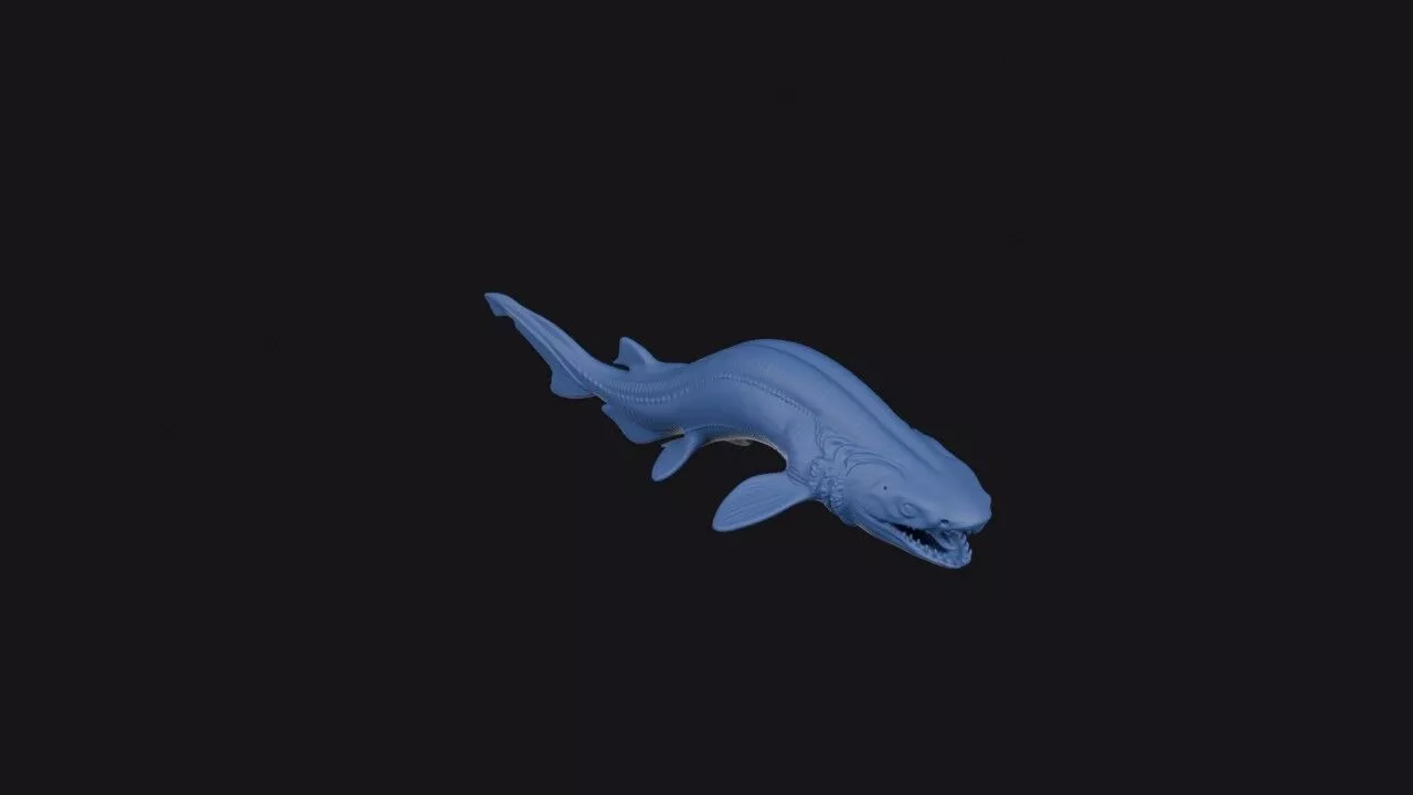 Frilled Shark 3D print model