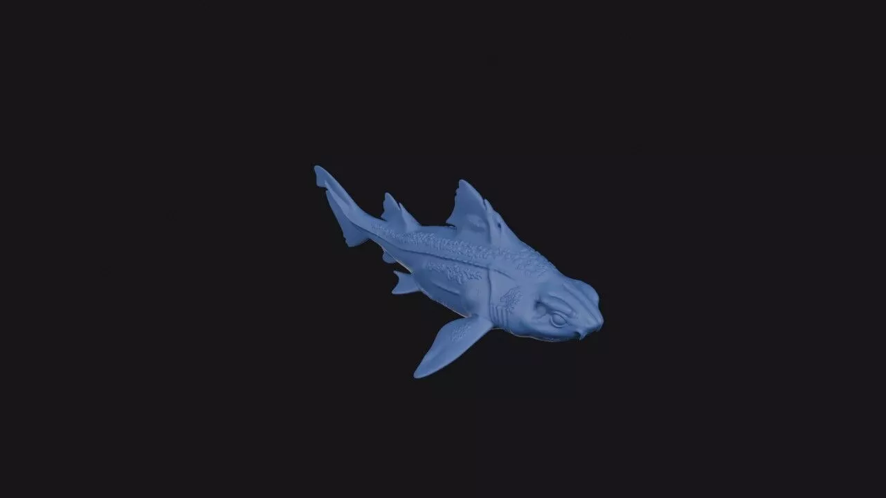Angular Roughshark 3D print model
