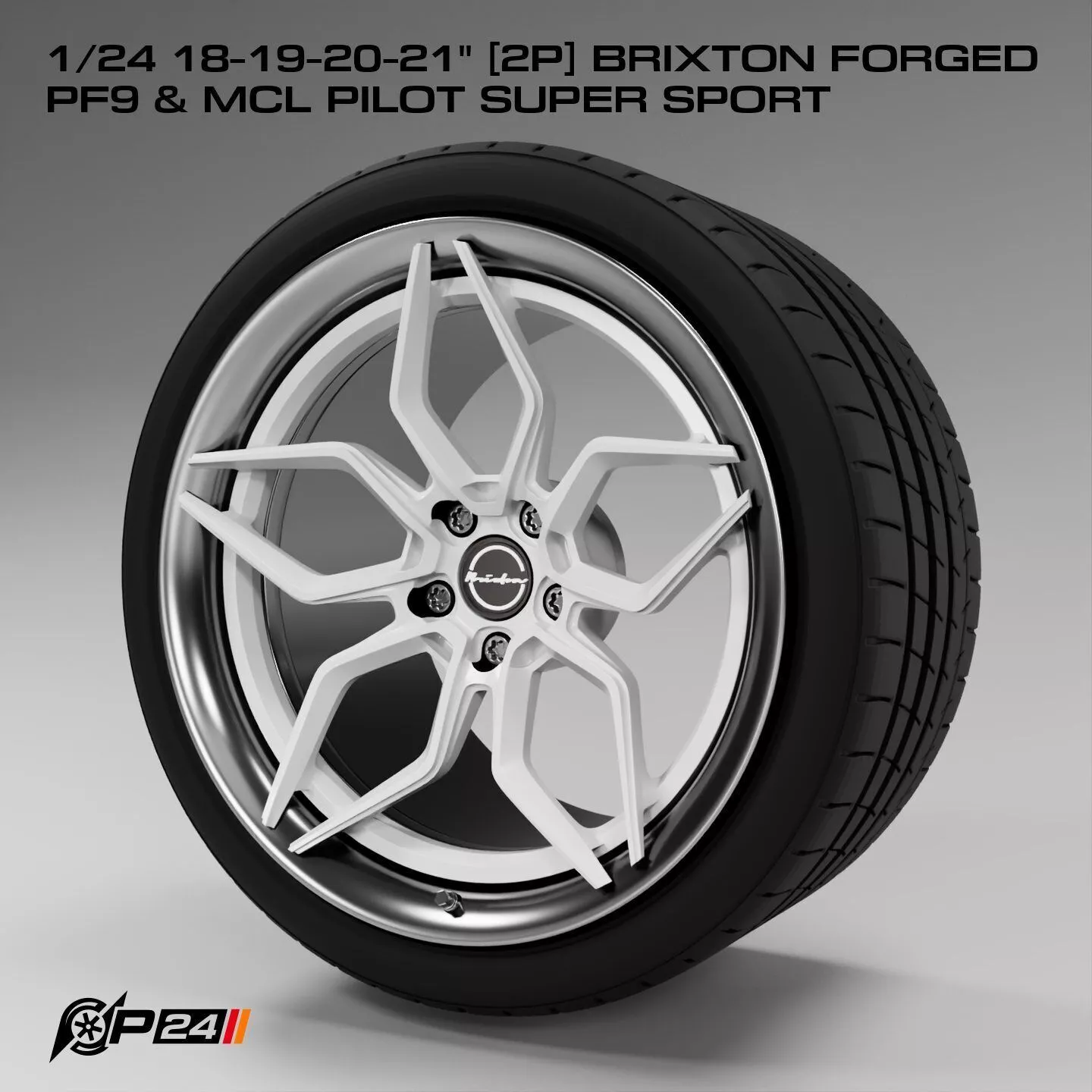 1-24th 18-19-20-21 inches 2P Brixton Forged PF9 and MCL Pilot... 3D print model