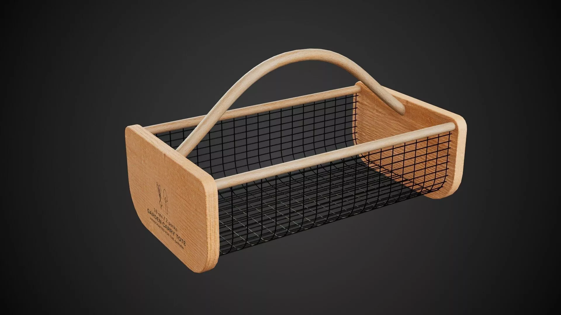 Garden Carry All Low-poly 3D model