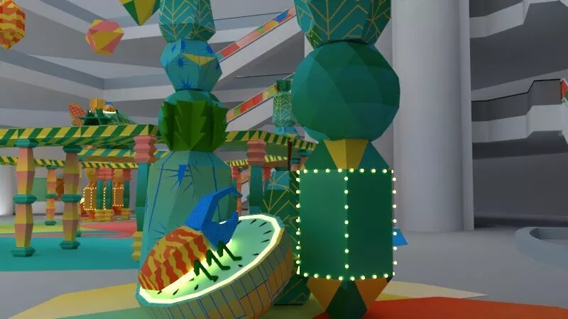 Low Poly Summer Wonderland Display 3D model
