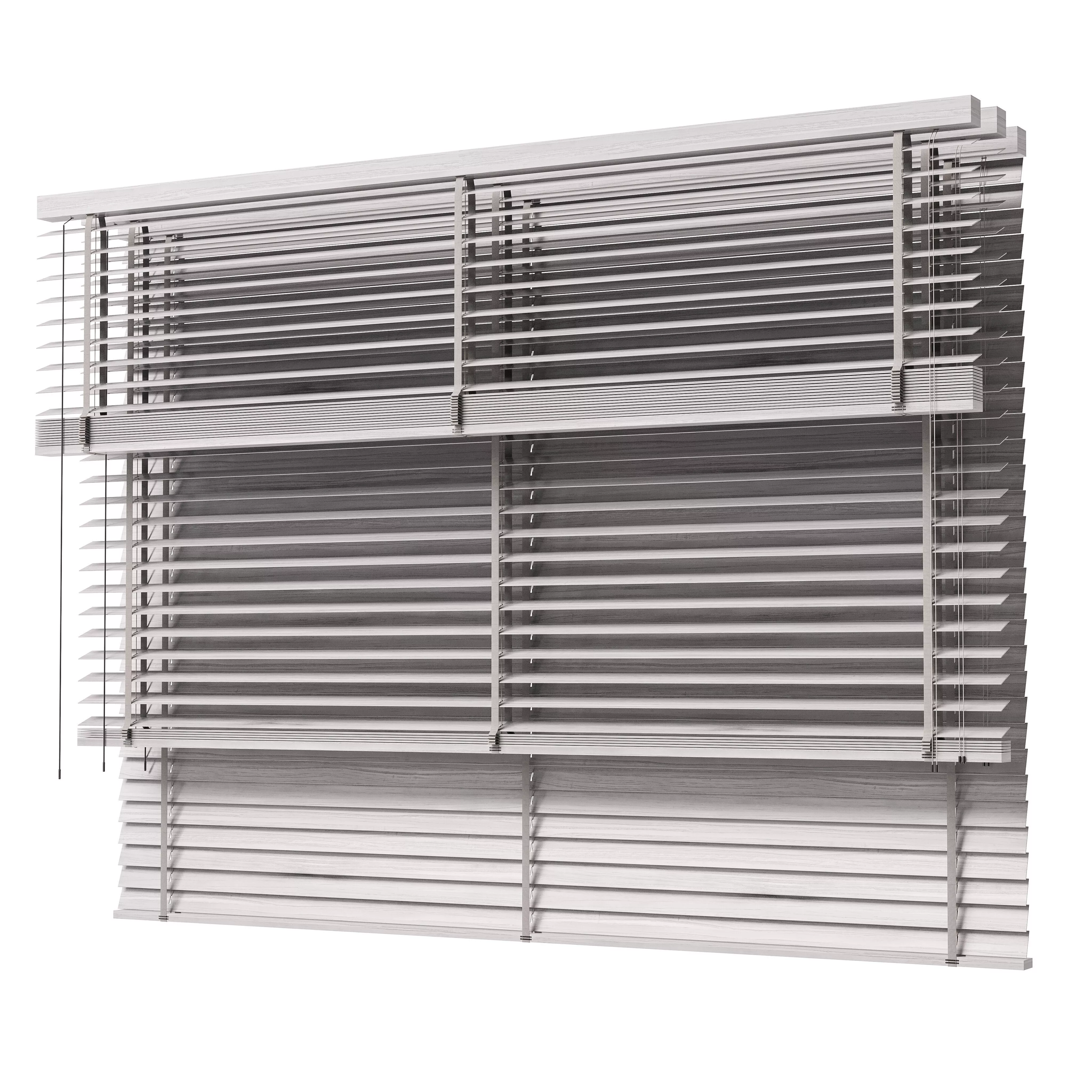 Wooden Blinds Set 50 3D model