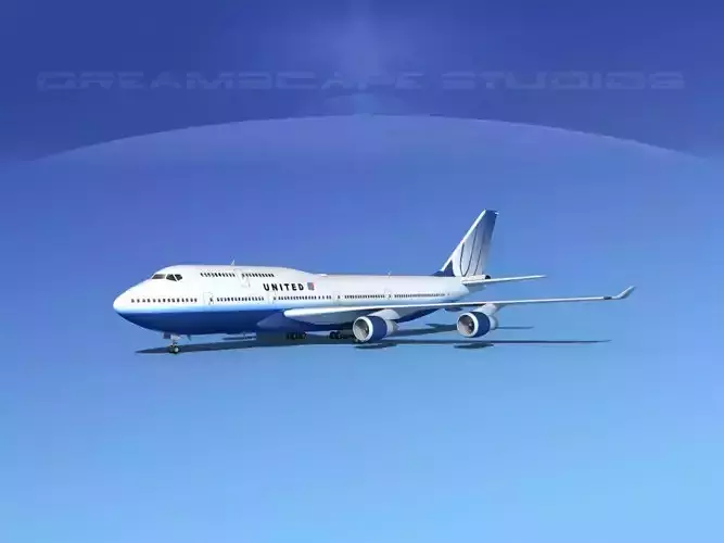 Boeing 747-400 United Airlines 3