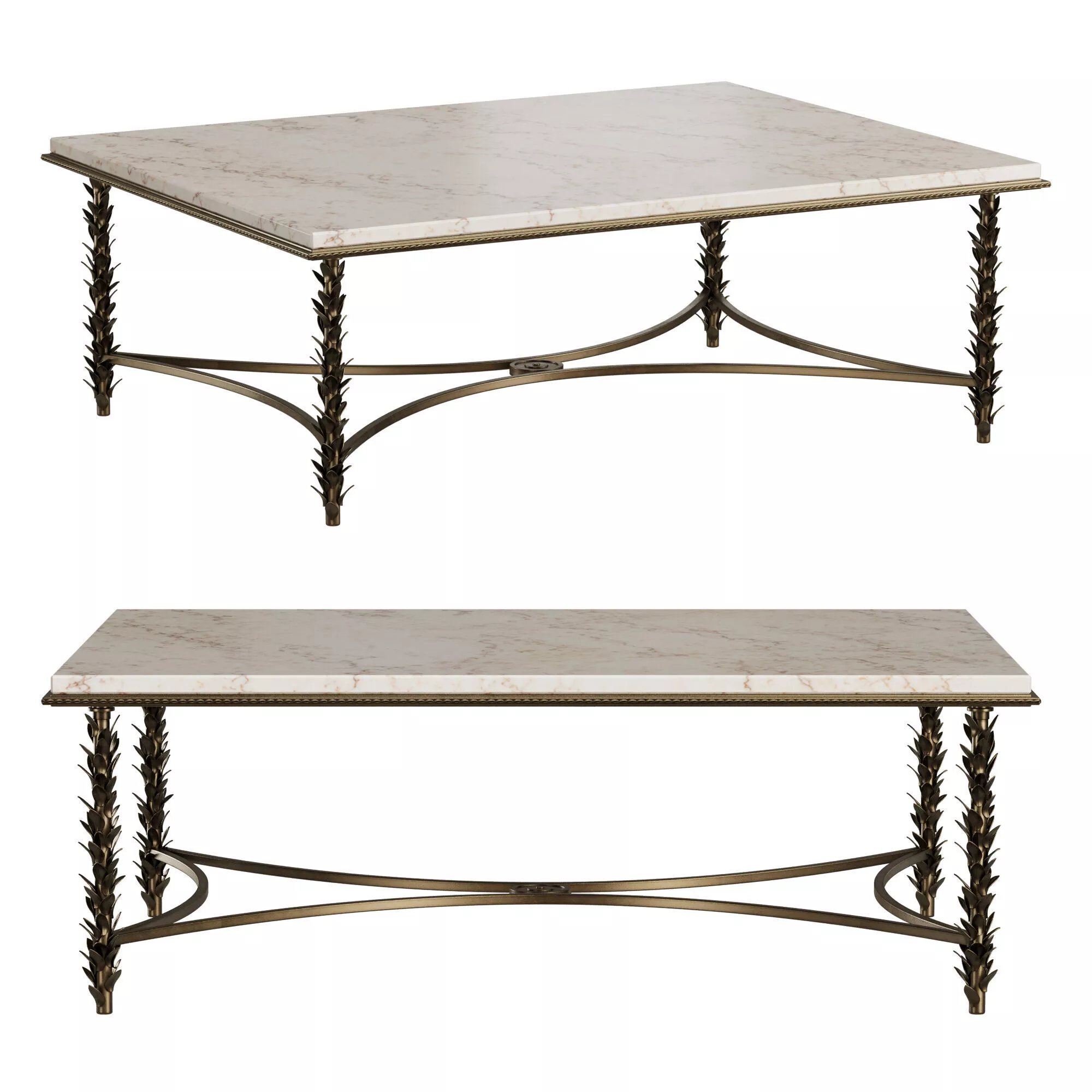 Neoclassicism coffee table 3D model